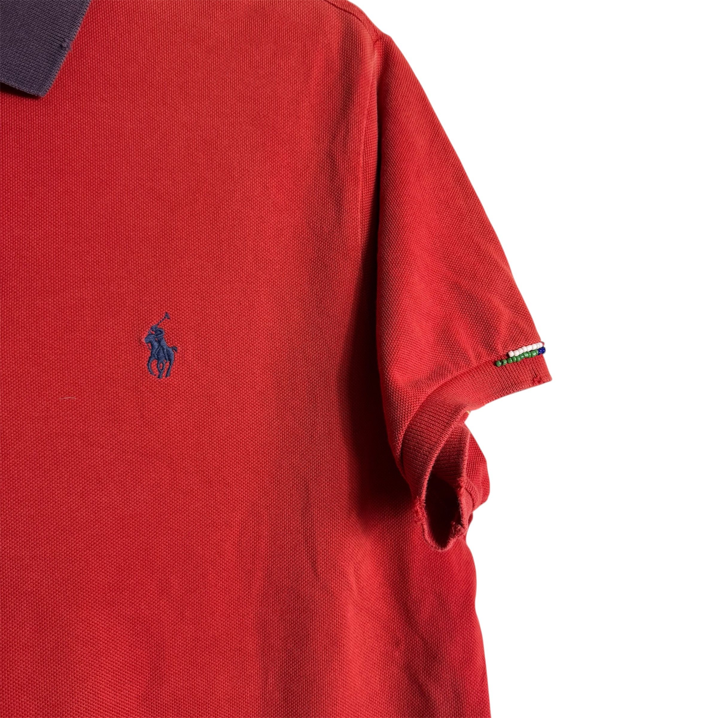 Polo Ralph Lauren 🔥RARE🔥Vtg Polo Ralph Lauren Custom Fit Edition Polo Shirt Size US XL / EU 56 / 4 - 4 Thumbnail