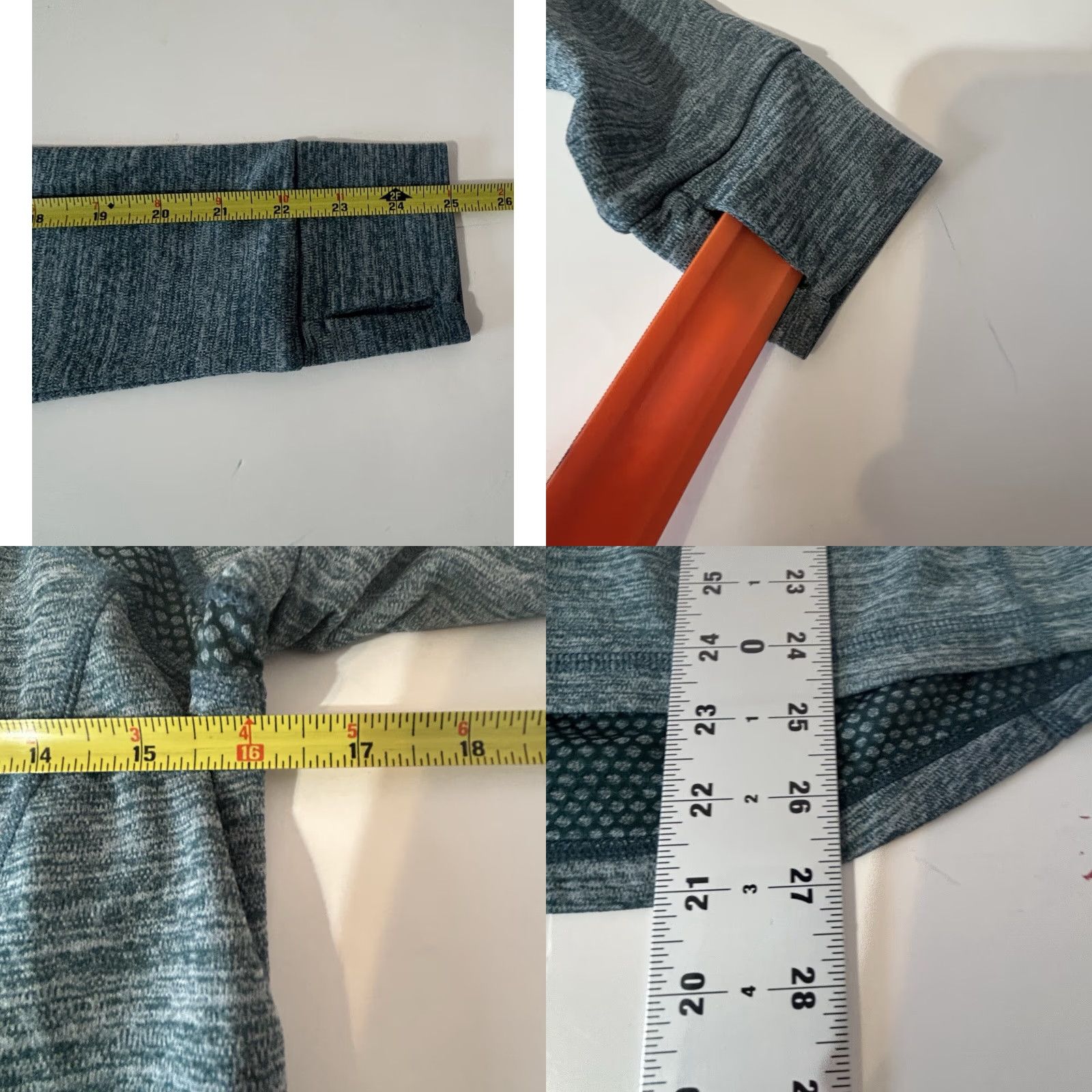 Vintage XERSION Slim Fit Long Sleeve Pullover Top Women Small Heather Green 1/4 Zip Pullover Lightweight Casual Sports Shirt Size S / US 4 / IT 40 - 10 Thumbnail