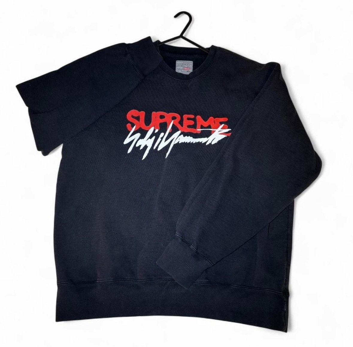 Supreme × Yohji Yamamoto Supreme x Yohji Yamamoto Crewneck Size US XL / EU 56 / 4 - 1 Thumbnail