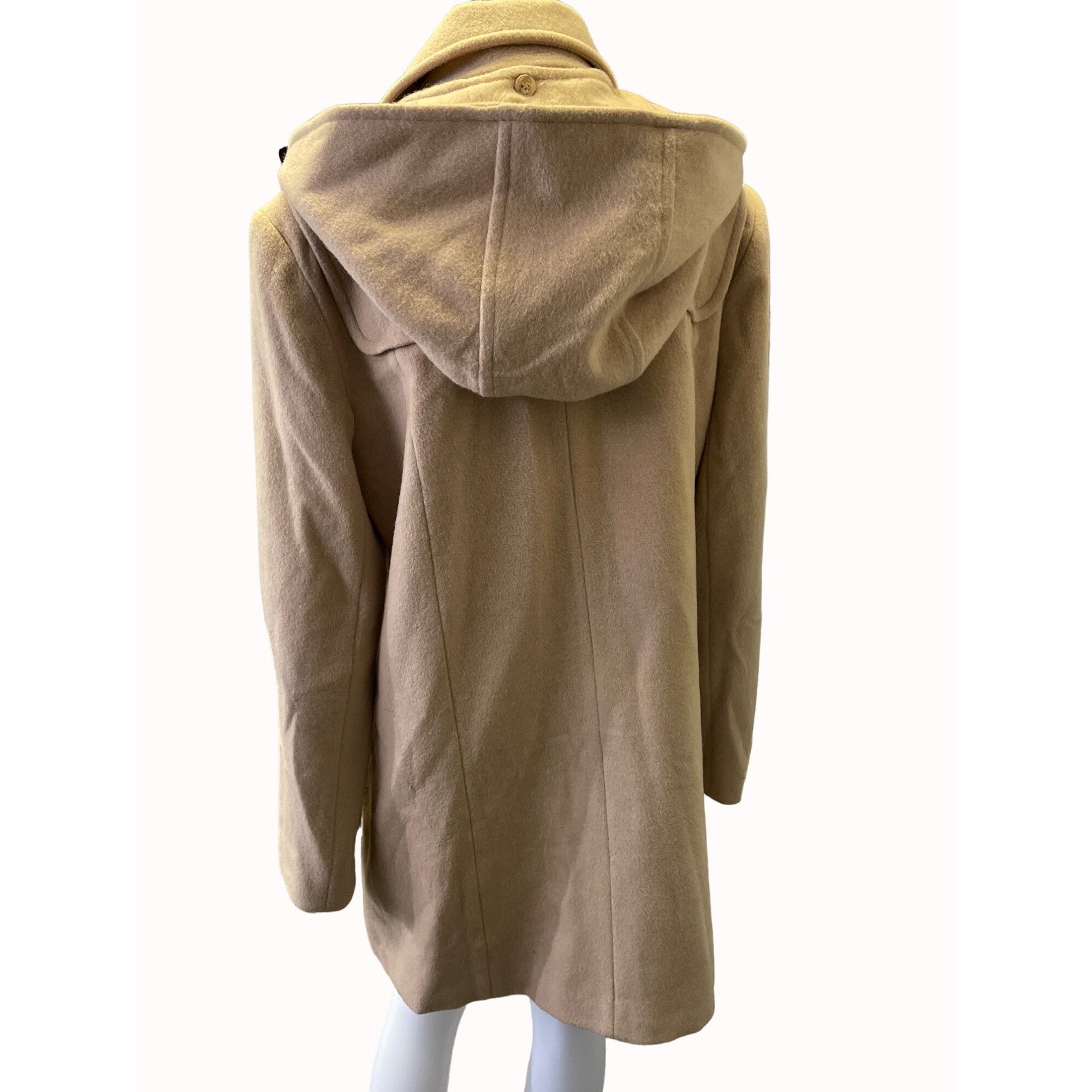 Other Larry Levine Women's Tan Coat Zip up & Button Closure Size 1 Size XL / US 12-14 / IT 48-50 - 3 Thumbnail