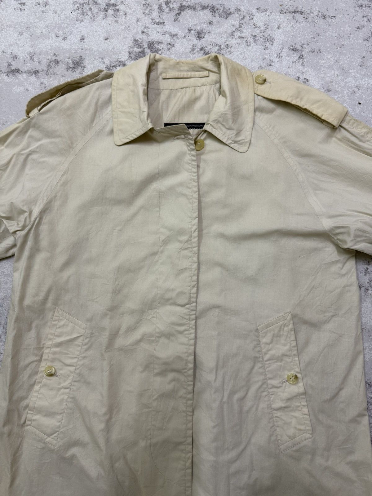 Burberry VINTAGE 90s BURBERRYS’ MADE IN ENGLAND TRECNHE COAT JACKET Size US M / EU 48-50 / 2 - 6 Thumbnail