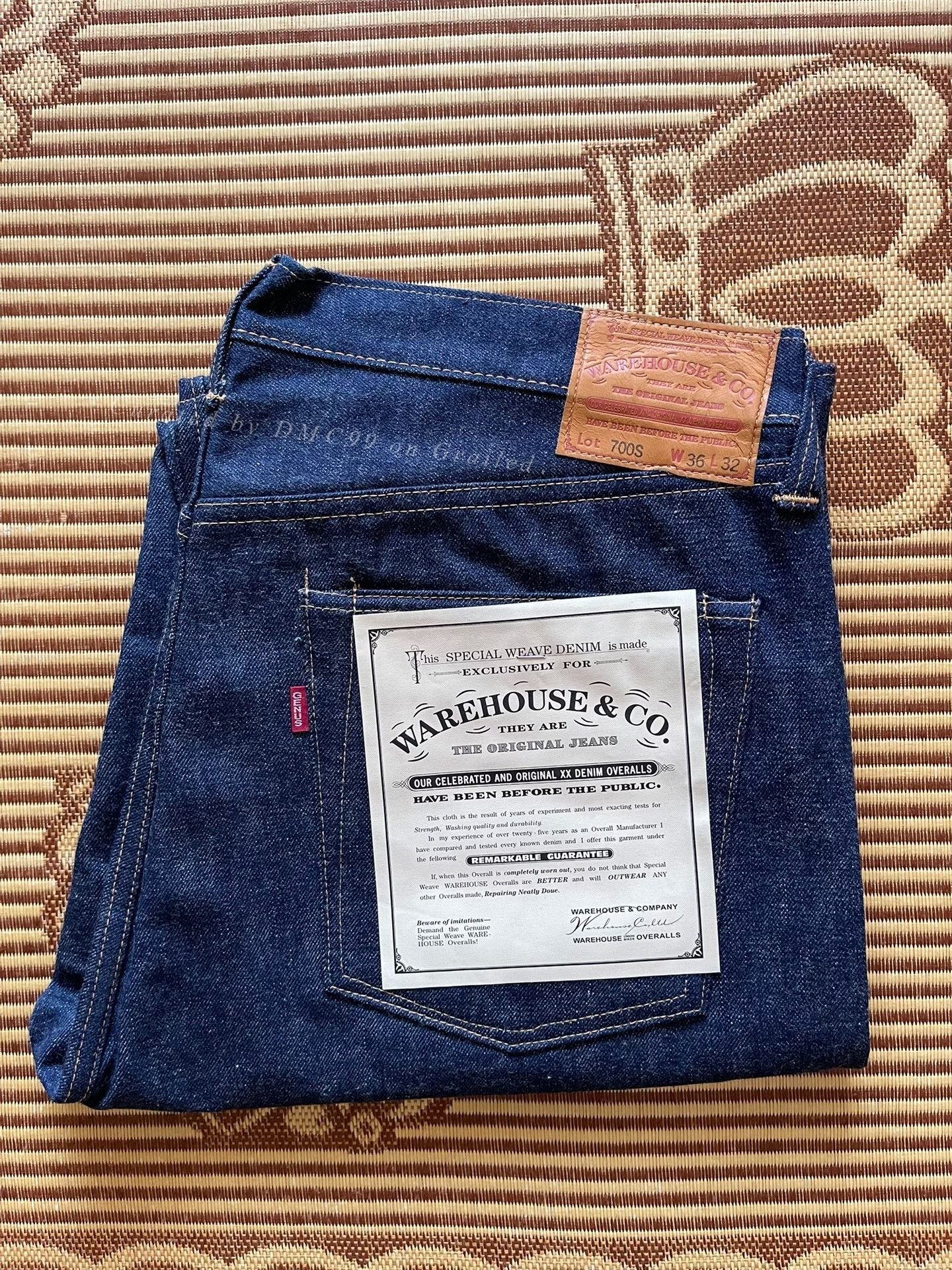 Warehouse & Co. Warehouse 700s 2009 Limited W36 Size US 36 / EU 52 - 1 Thumbnail