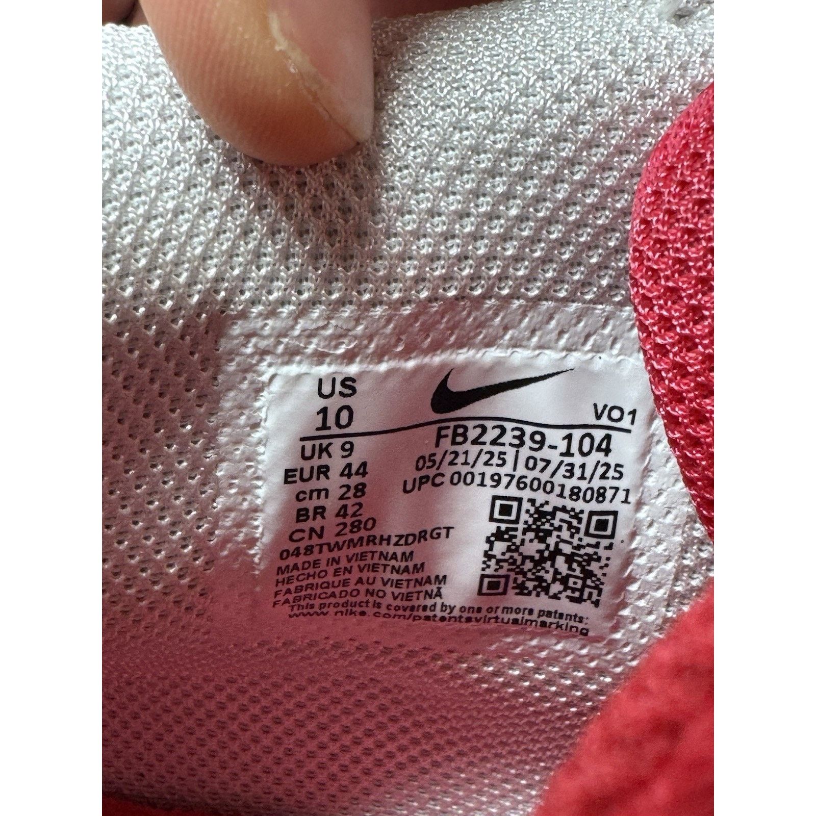 Nike Nike LeBron Witness 8 Basketball Shoes White/Pink/Orange Size US 10 / EU 43 - 4 Thumbnail