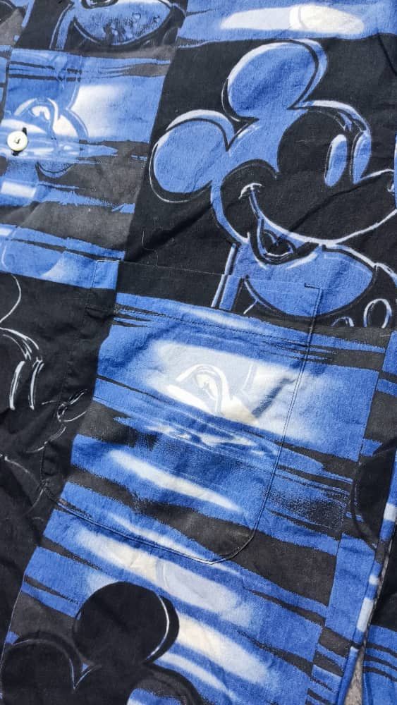 Iceberg × If Six Was Nine × Mickey Mouse VINTAGE ICEBERG X MICKEY MOUSE FULLPRINT L/S BUTTON UP SHIRT Size US L / EU 52-54 / 3 - 4 Thumbnail