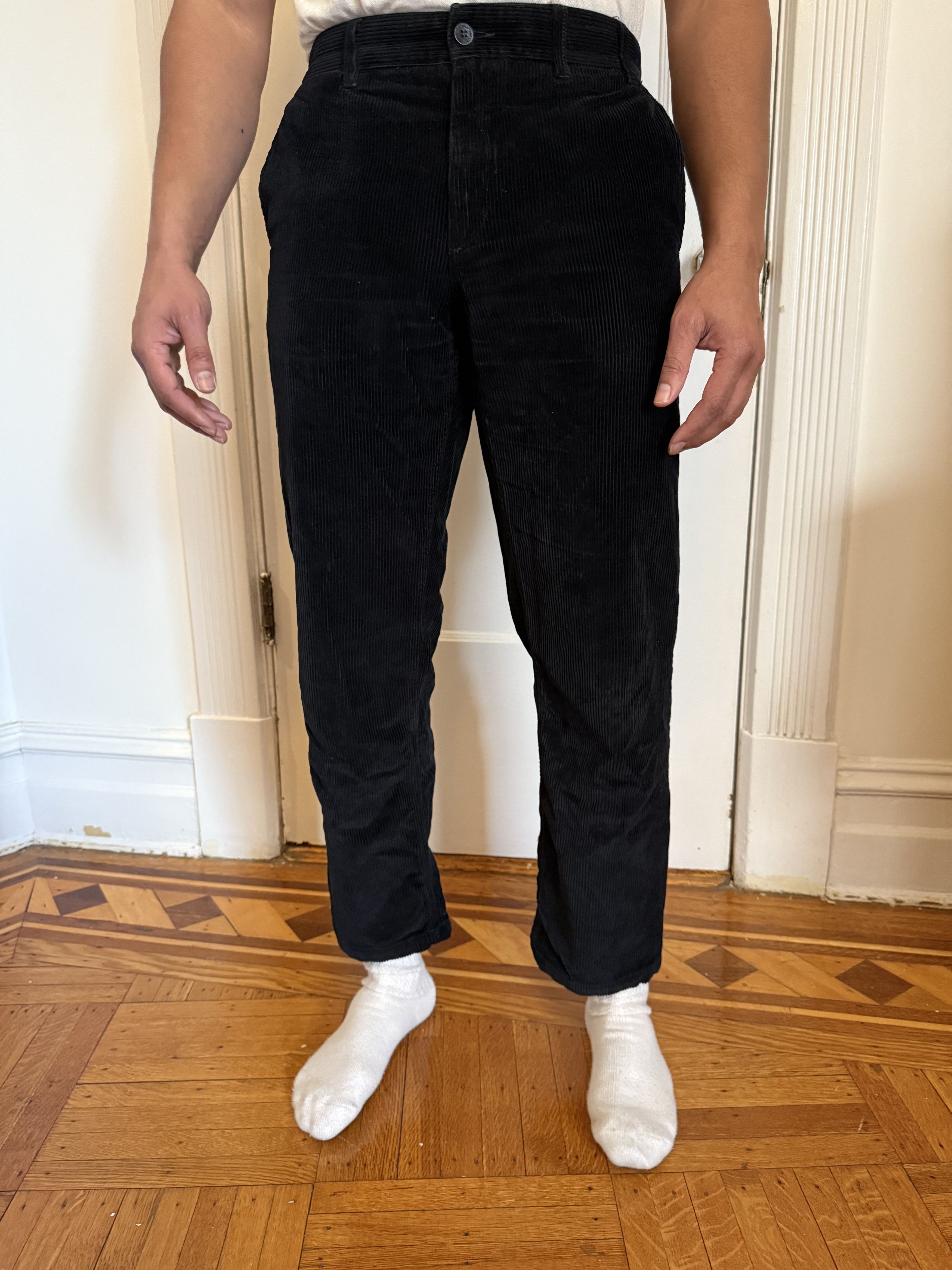 Norse Projects Norse Projects Aros Corduroy Pants in Black Size US 32 / EU 48 - 1 Thumbnail