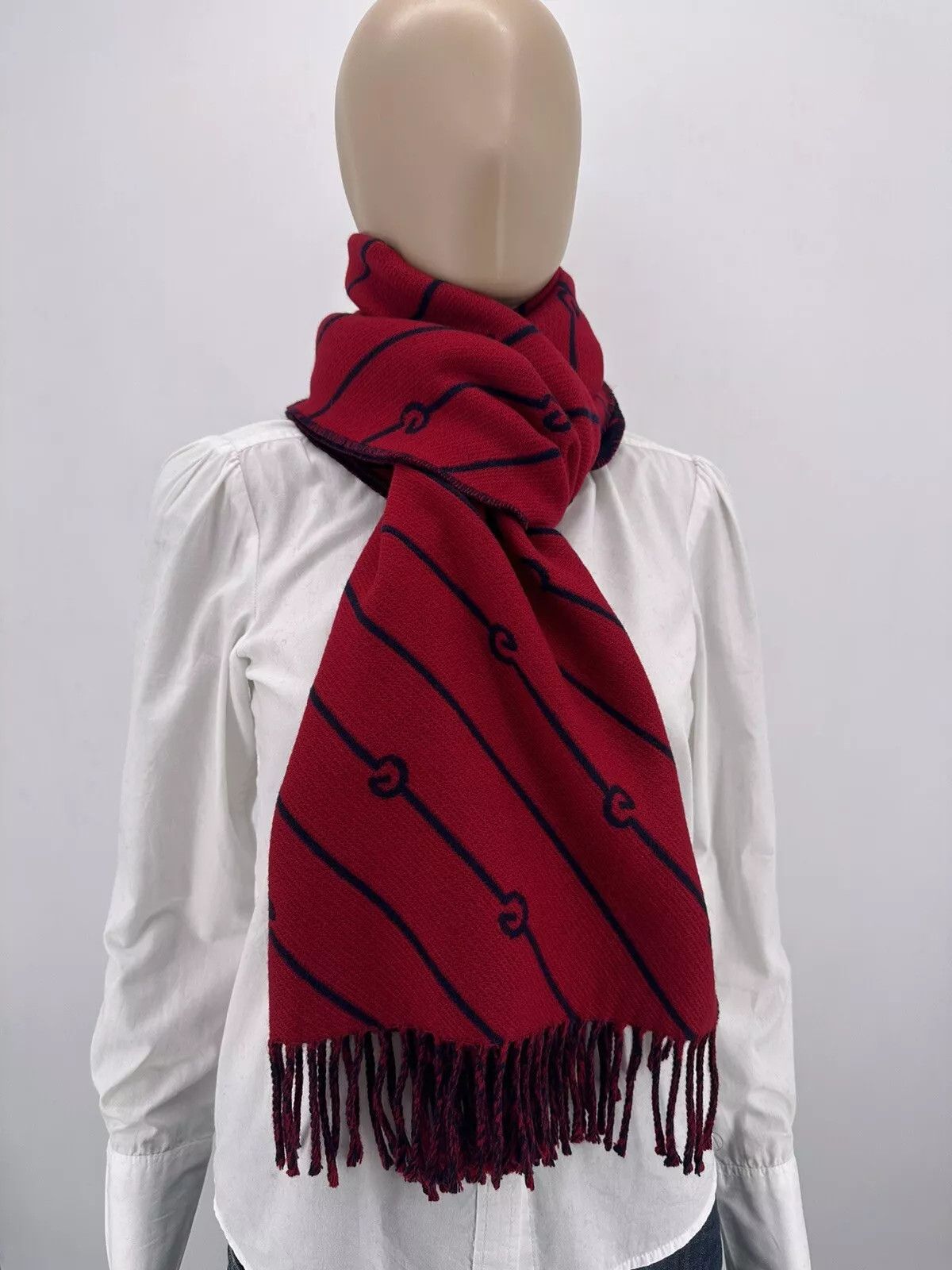 Gucci New Gucci Scarves Wool- 44x214cm Size ONE SIZE - 1 Thumbnail