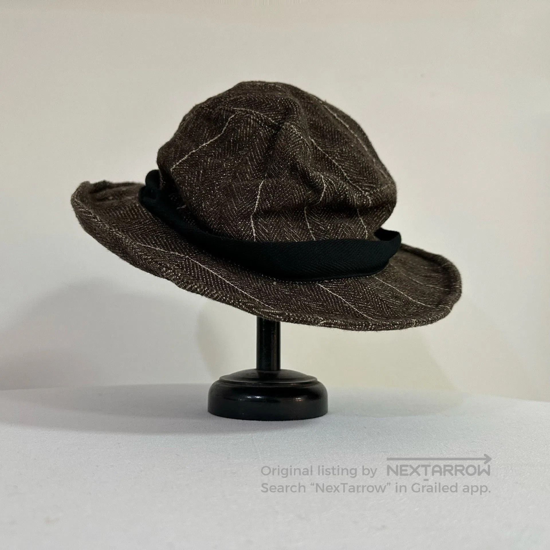 Andrew Andrew Driftwood Walnut Dyed Bucket Hat. Size ONE SIZE - 2 Thumbnail