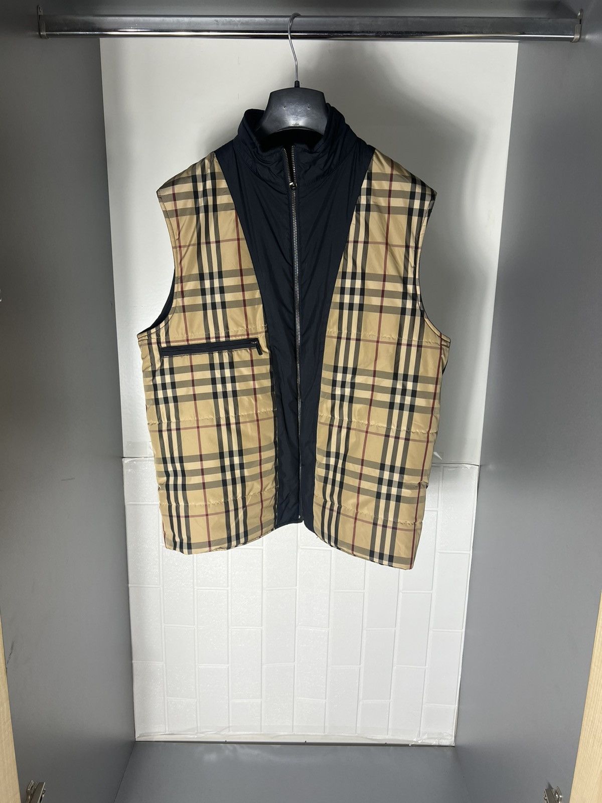 VERY RARE BURBERRY LONDON VESTS DESIGNER JAPAN STYLE Y2K 90s