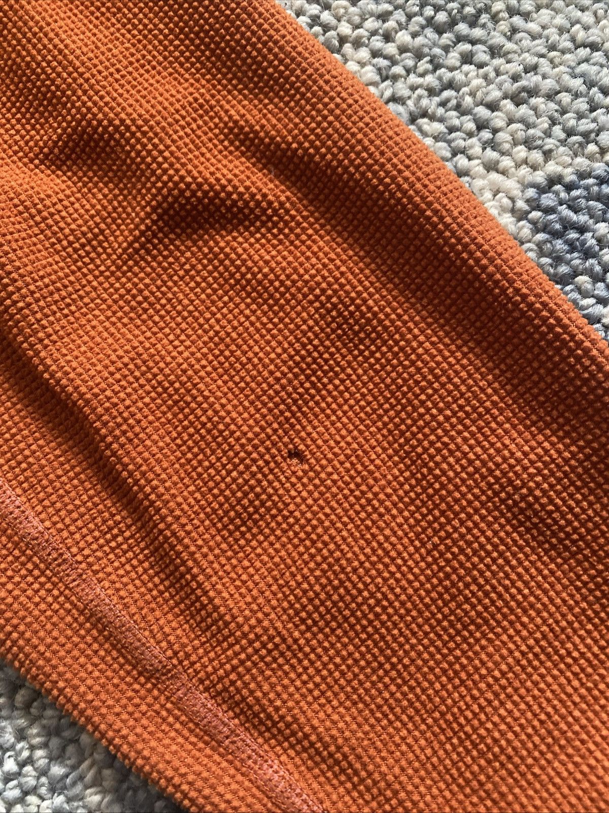 Nike ACG Vtg Nike ACG Waffle Knit Thermal Pullover 1/4 Zip Orange L Size US L / EU 52-54 / 3 - 5 Thumbnail