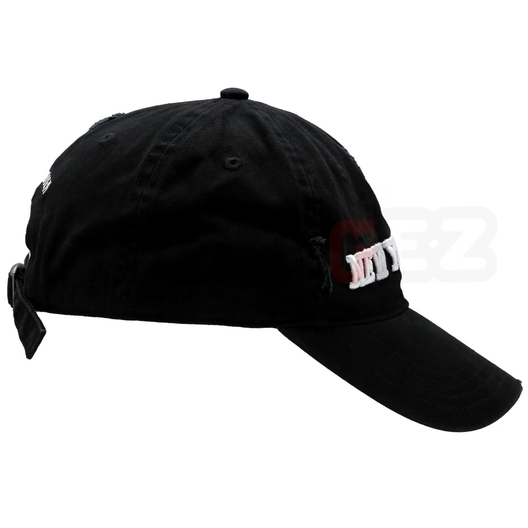 Steve Madden VINTAGE Steve Madden NWT MH-185NY Distressed New York City Strapback Dad Baseball Cap Size ONE SIZE - 4 Thumbnail