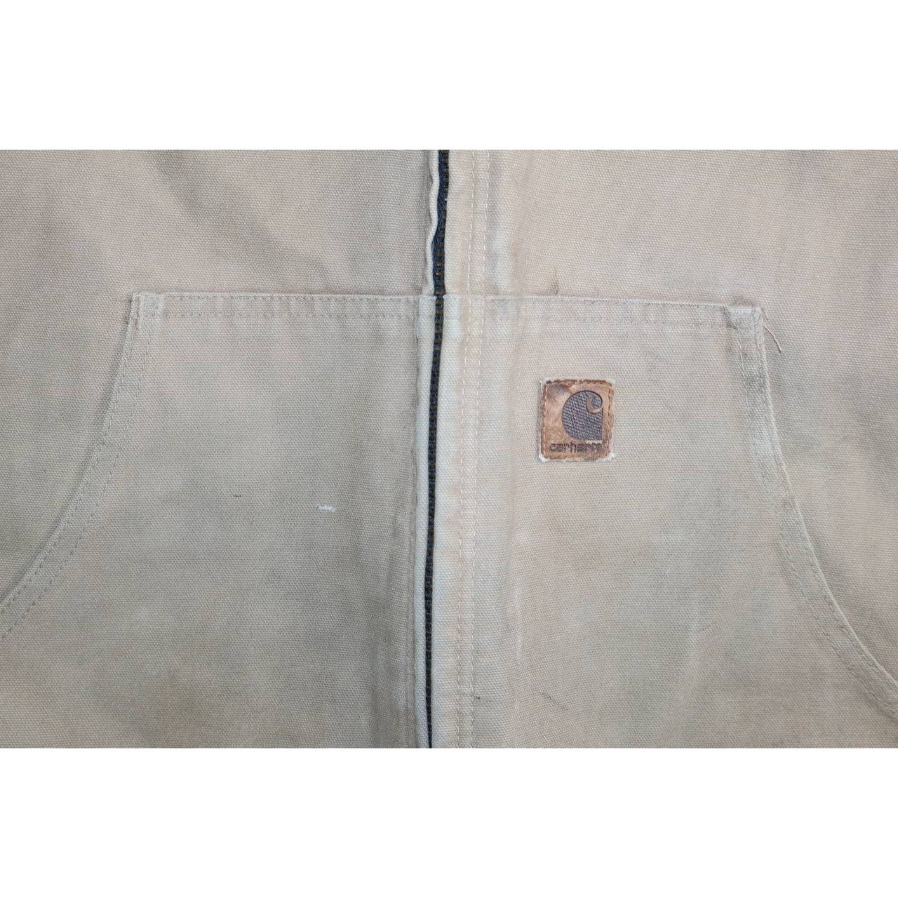 Carhartt Carhartt J131 Duck Active Jacket Thermal Lined Hooded Brown Size US XXL / EU 58 / 5 - 6 Thumbnail