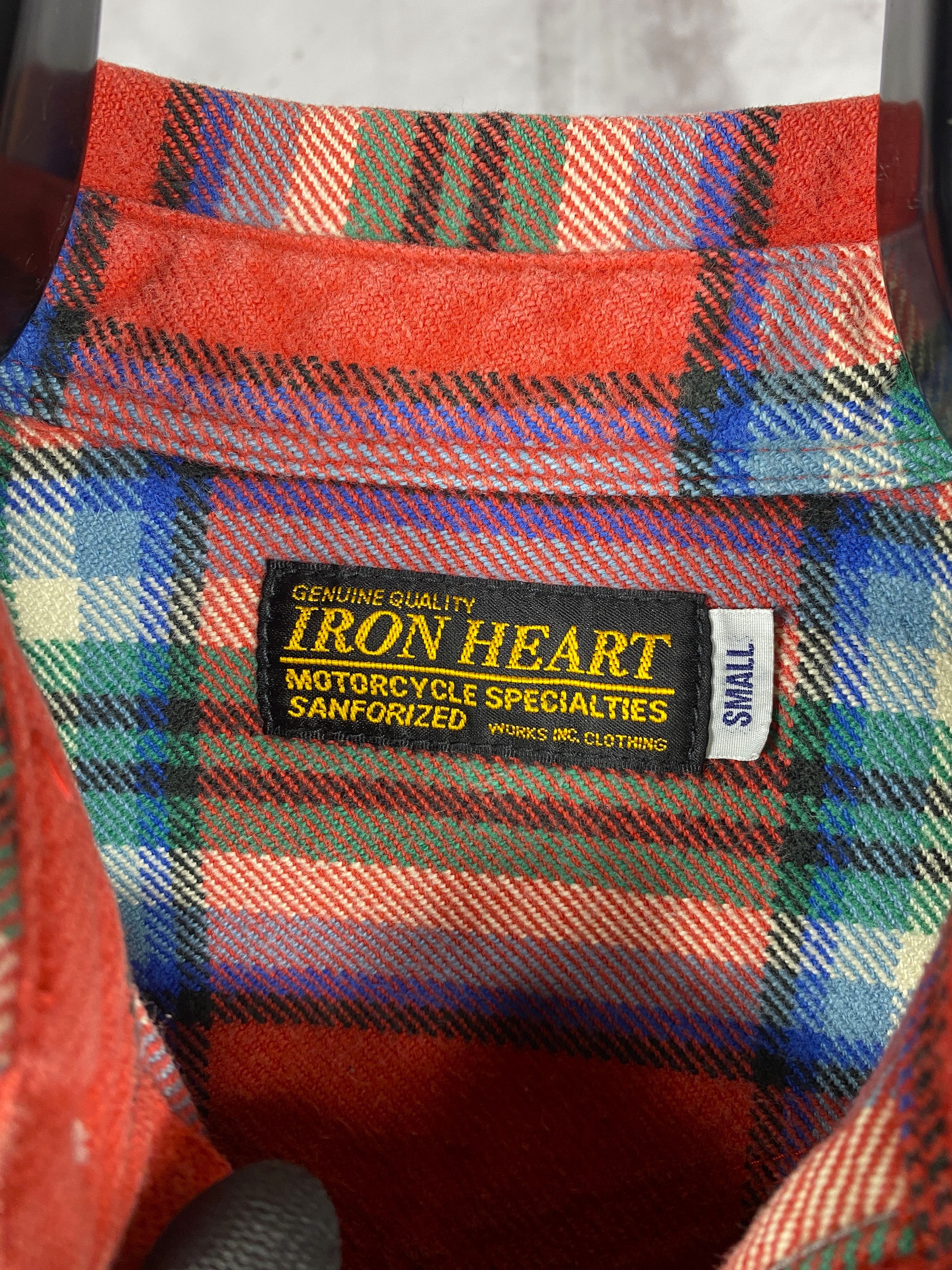 Iron Heart Iron heart red checked flannel shirt Size US S / EU 44-46 / 1 - 9 Thumbnail