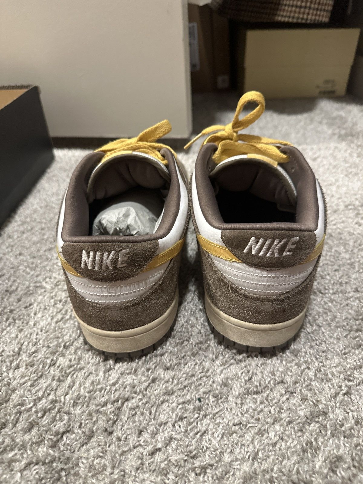 Dunk Low 6.0 Nke White Solar Flare-Olive Khaki