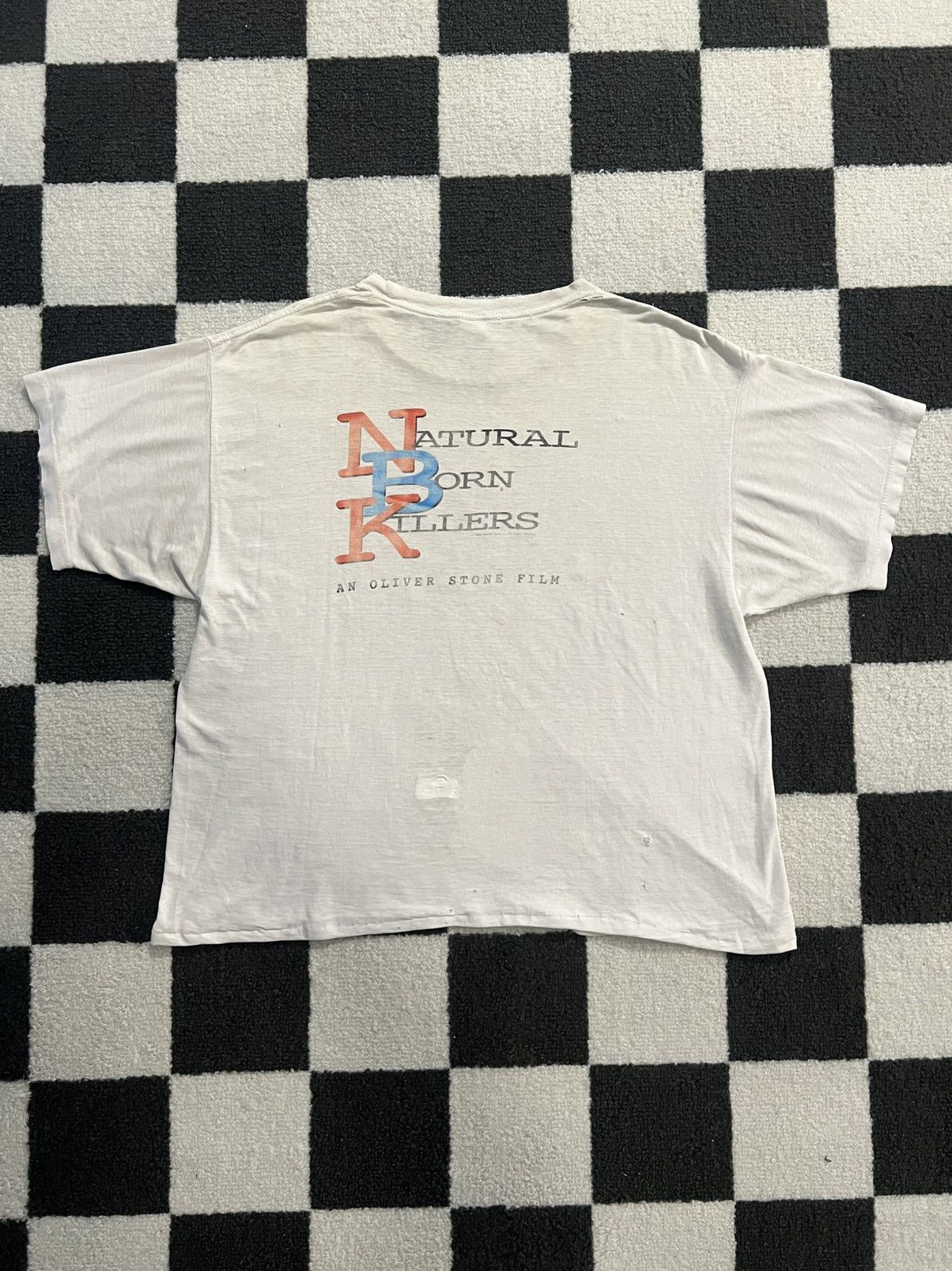 Vintage Vintage 1994 Natural Born Killers Warner Bros Tee Size US L / EU 52-54 / 3 - 6 Thumbnail