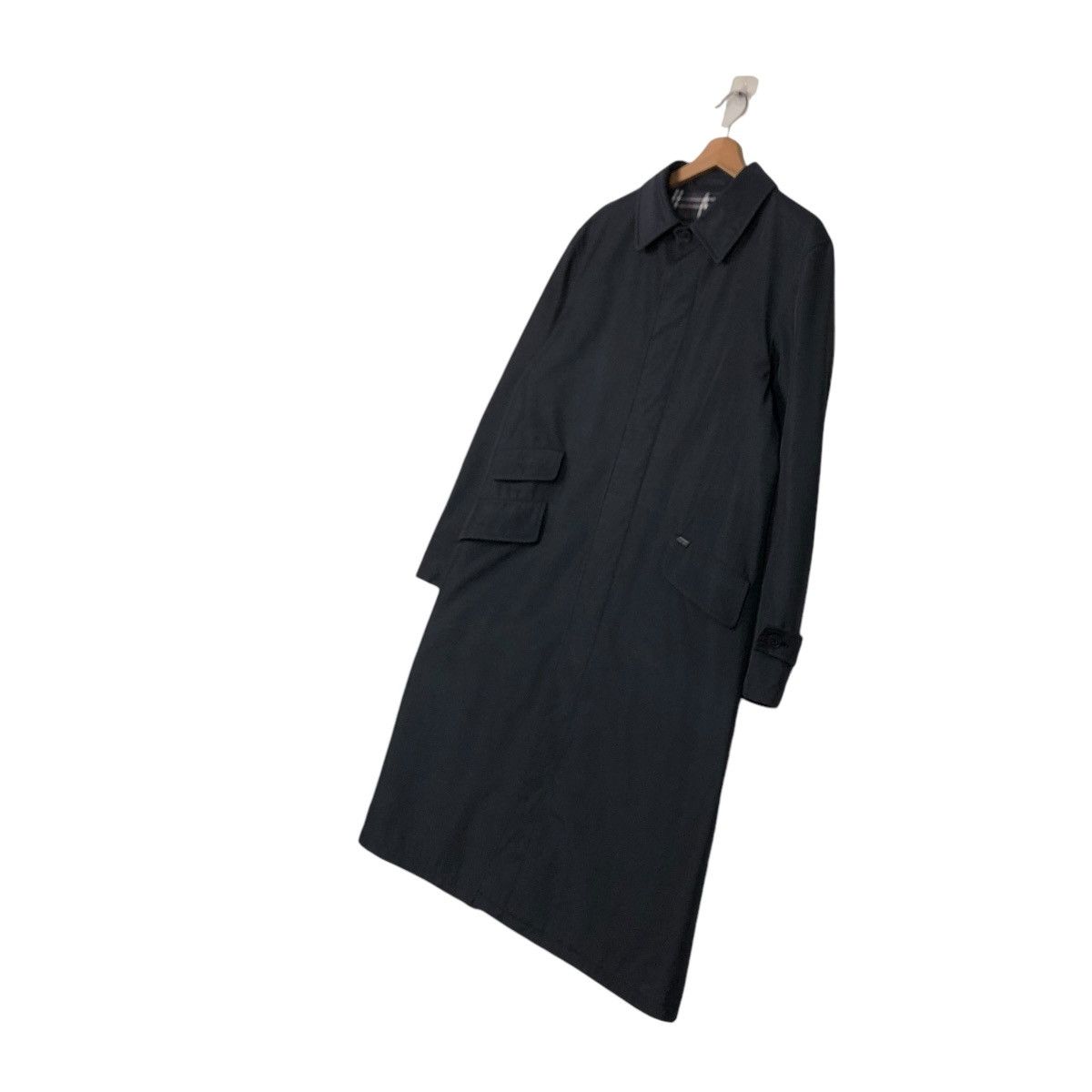 Burberry 🔥VINTAGE TRENCH COAT BURBERRY BLACK LABEL LONG JACKET NOVA Size US L / EU 52-54 / 3 - 5 Thumbnail