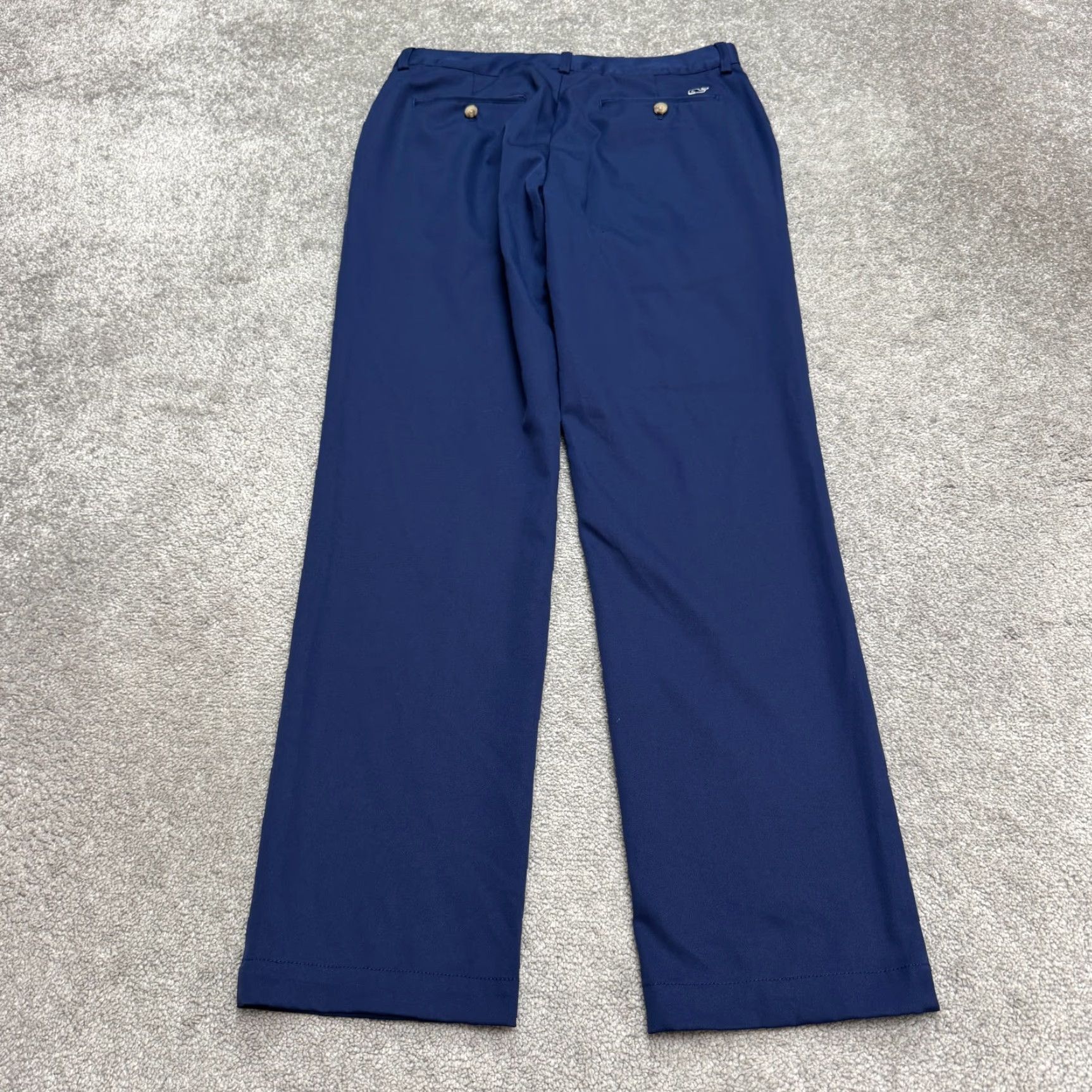 Vineyard Vines Vineyard Vines Chino Pants Mens 32x32 Navy Blue Regular Straight City Preppy Classic Size US 32 / EU 48 - 2 Thumbnail