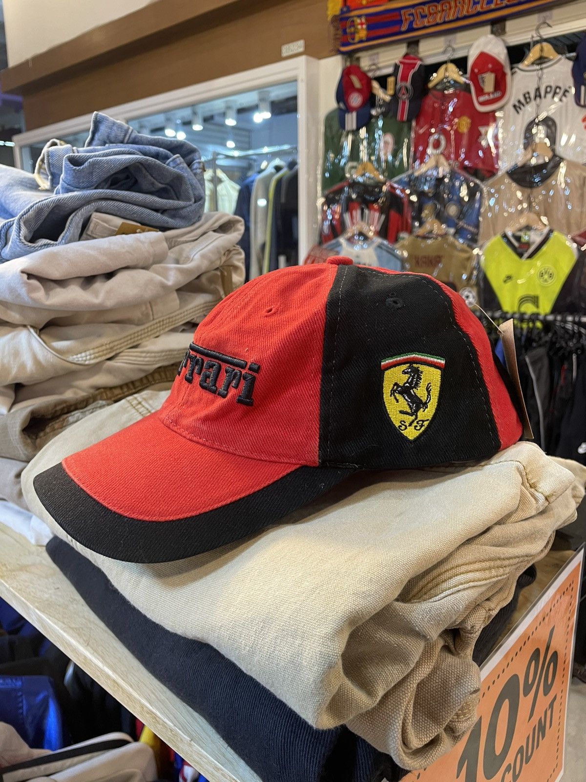Ferrari Y2K Ferrari Racing Cap Size ONE SIZE - 5 Thumbnail