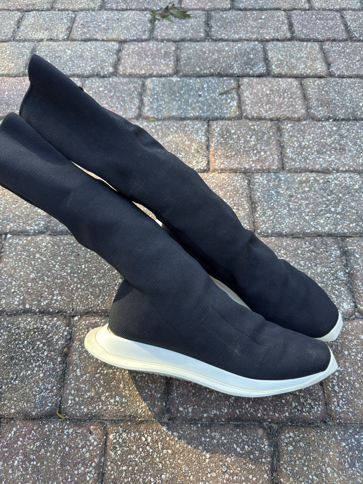Rick Owens Rick Owens Runner Stretch Sock Size US 12 / EU 45 - 5 Thumbnail