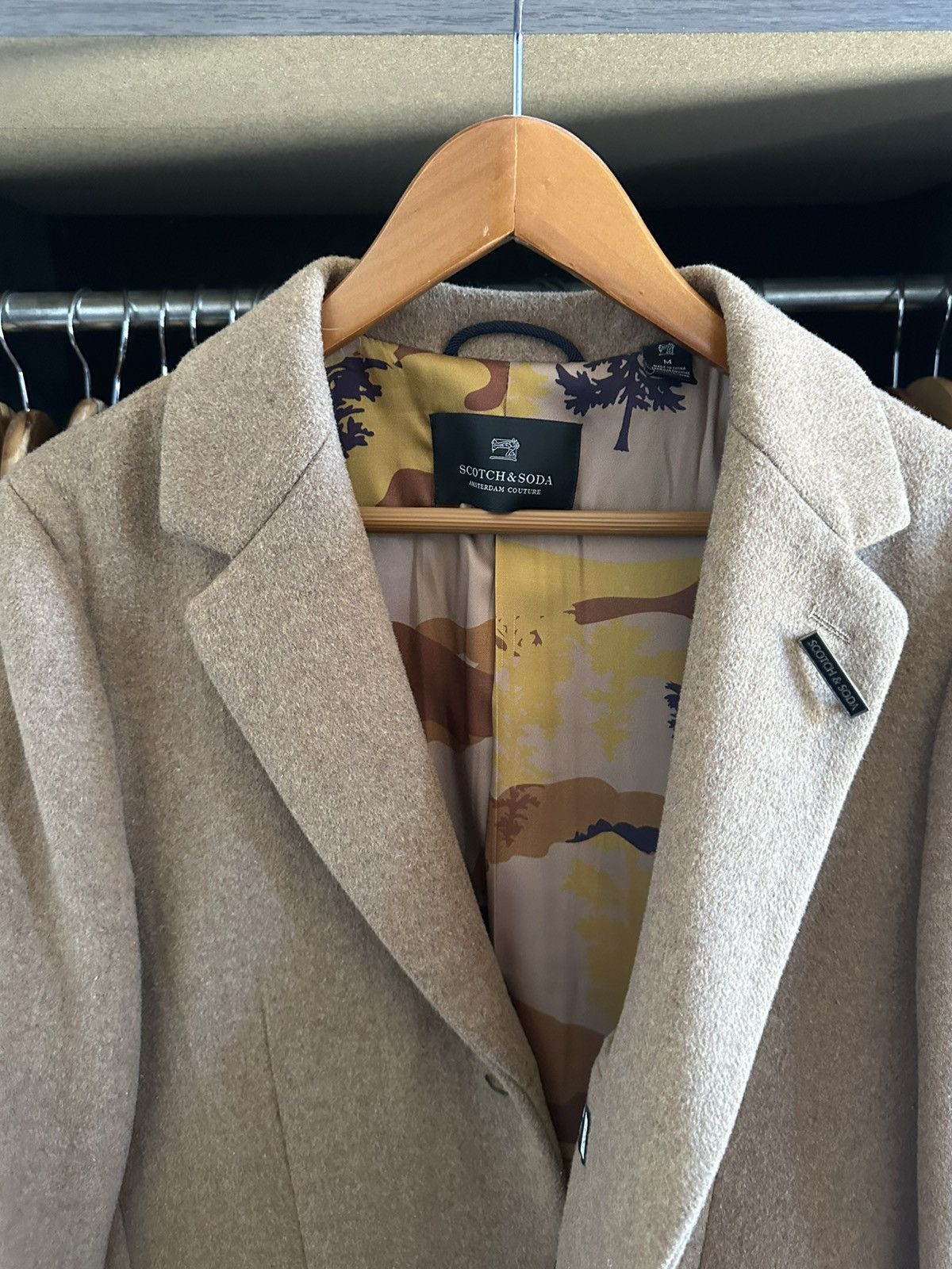 Scotch & Soda SCOTCH & SODA - Beige OVERCOAT Size US M / EU 48-50 / 2 - 3 Thumbnail