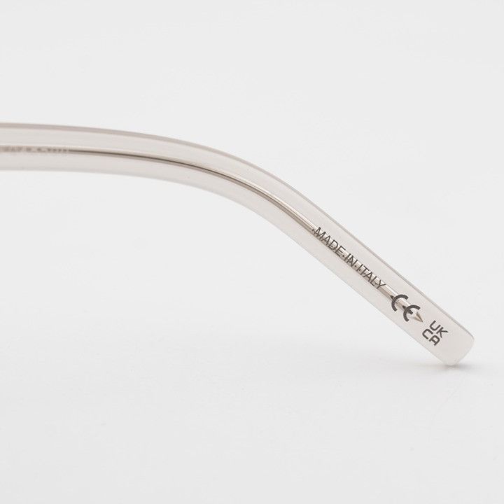 Saint Laurent Paris Saint Laurent SLM128 011 Eyeglasses Nude 56mm Square Frame Size ONE SIZE - 9 Thumbnail