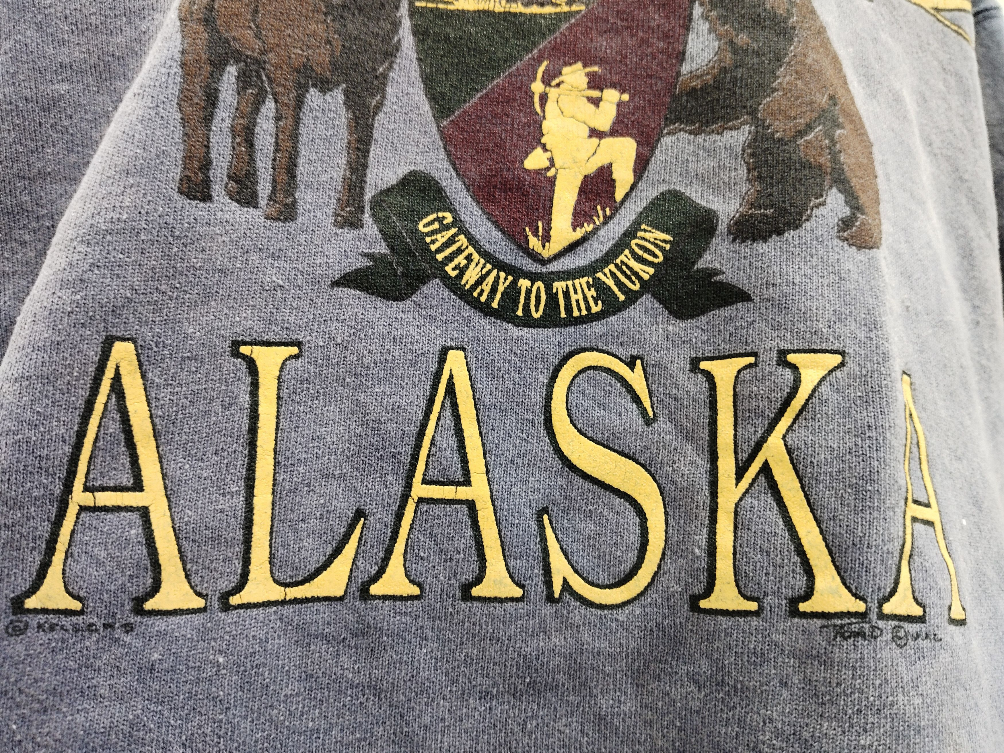 Habitat × Vintage Vintage 90s Skagway Alaska Sweatshirt Size US XL / EU 56 / 4 - 5 Thumbnail