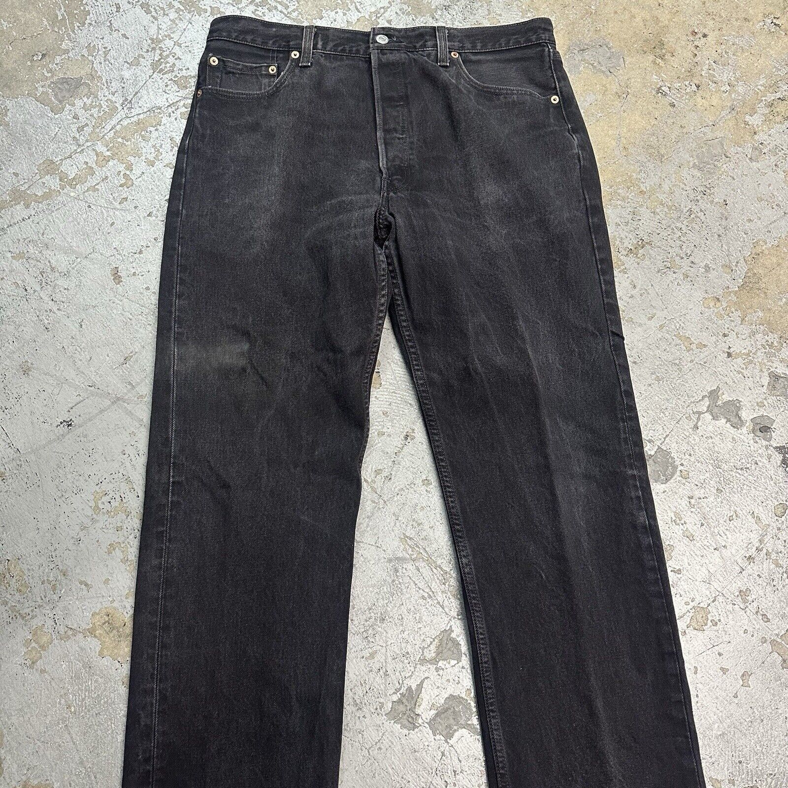 Vintage 90s Levi’s Black Denim Jeans Size 36x32 Made In USA