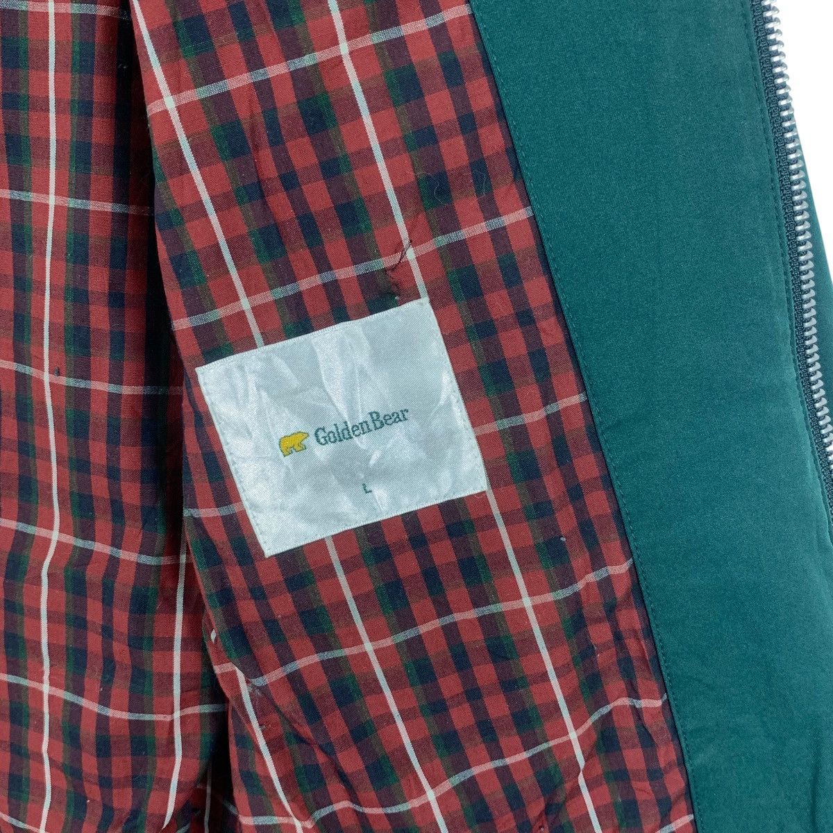 Golden Bear Vintage GOLDEN BEAR USA Outdoor Tartan Lining Zipper Bomber Size US L / EU 52-54 / 3 - 11 Thumbnail