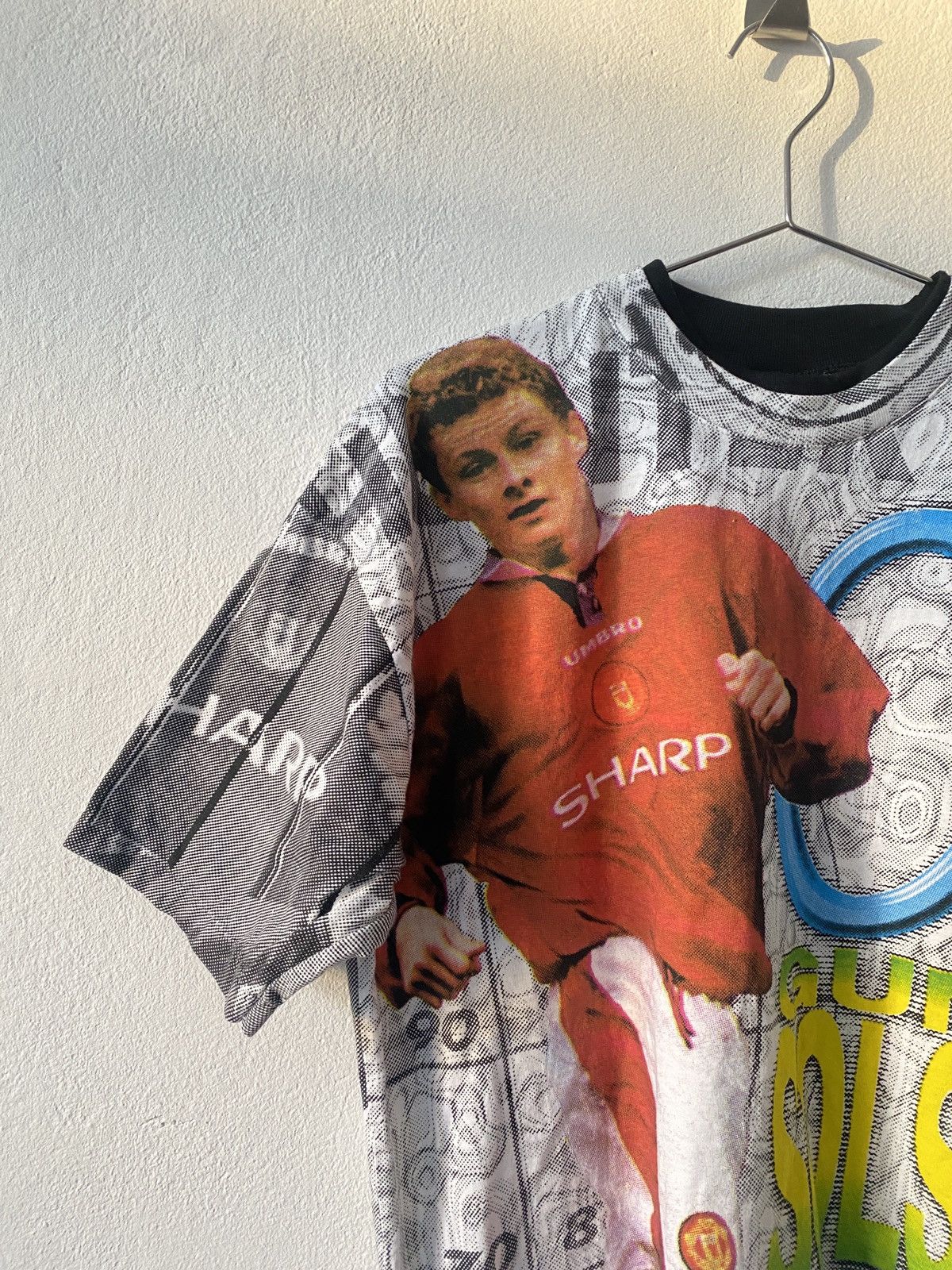 Vintage Joligollf GUNNAR SOLSKAER Manchester United T-Shirt Size US M / EU 48-50 / 2 - 3 Thumbnail