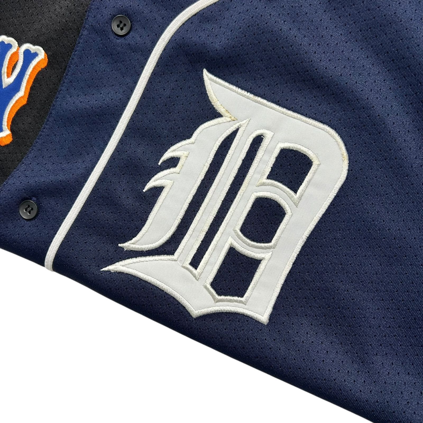 MLB 90s NEW YORK METS DETROIT TIGERS RUSSELL SPLIT JERSEY Size US L / EU 52-54 / 3 - 8 Thumbnail