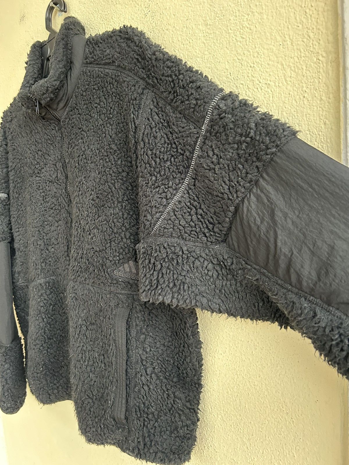 Adidas Adidas Three Stripes Zip Up Sherpa Fleece Size US S / EU 44-46 / 1 - 8 Thumbnail