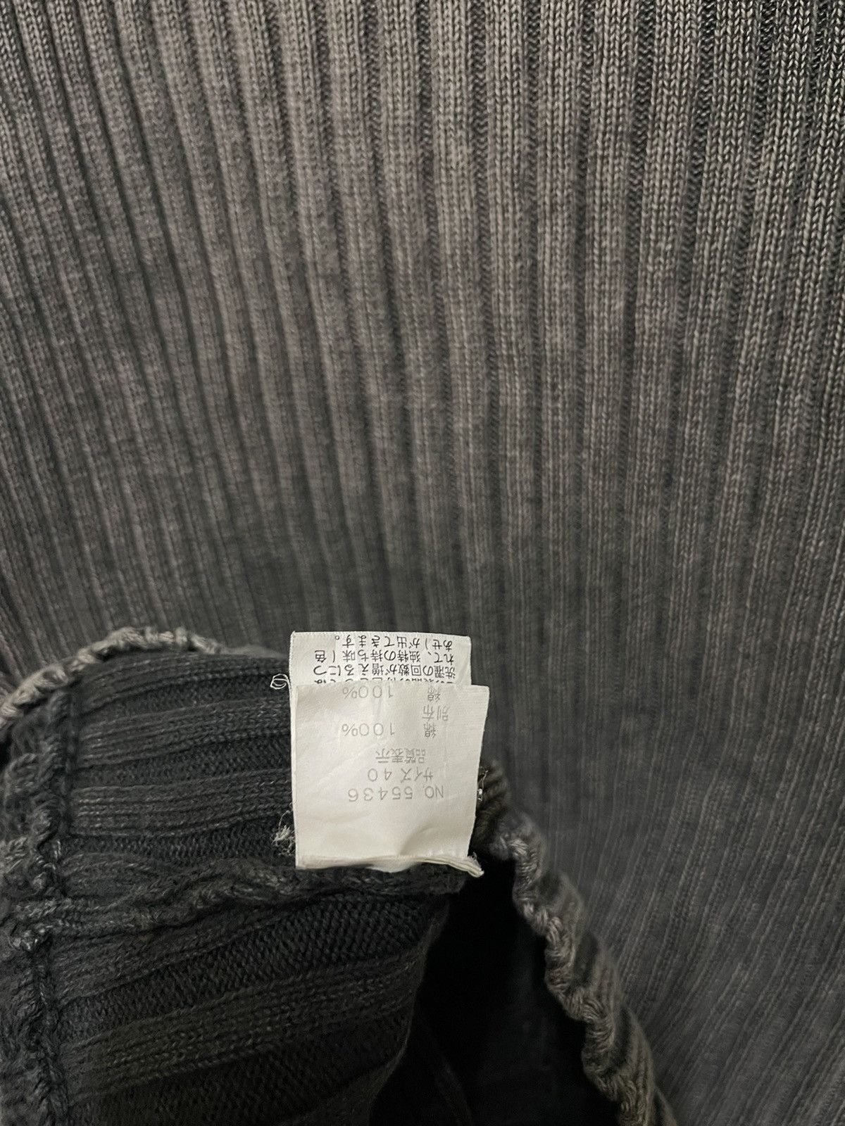 Japanese Brand Studio Five Distressed Sleeveless Zipper Stretch Sweater Size S / US 4 / IT 40 - 14 Thumbnail