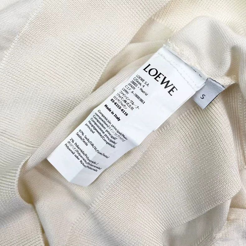 Loewe LOEWE Silk Polo knit Size S / US 4 / IT 40 - 4 Thumbnail