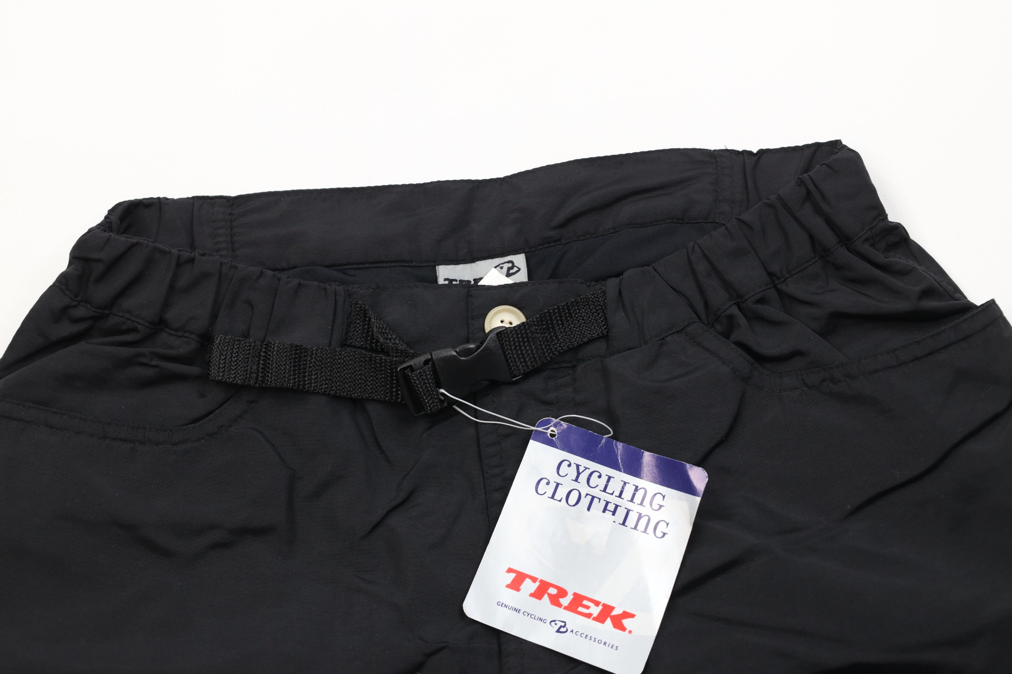 Vintage Deadstock Vintage 90s Trek Cycling Trail Rider Shorts Black Size 27" / US 4 / IT 40 - 2 Thumbnail
