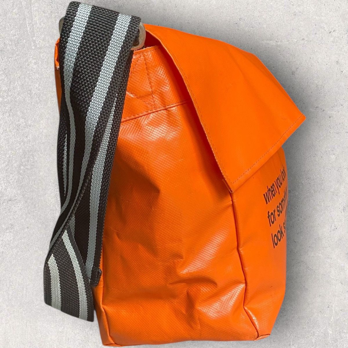 Comme des Garcons Homme Plus Orange PVC Crossbody Bag Size ONE SIZE - 4 Thumbnail