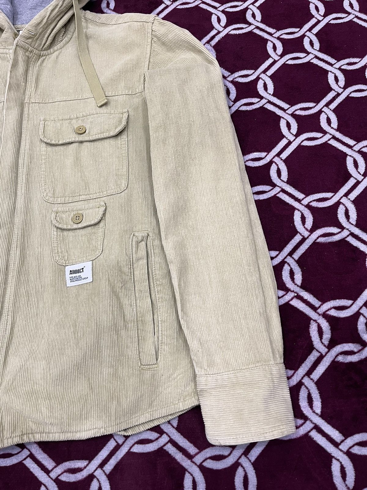 ADDICT Addict Clothing Corduroy Hooded Jacket Size US M / EU 48-50 / 2 - 4 Thumbnail