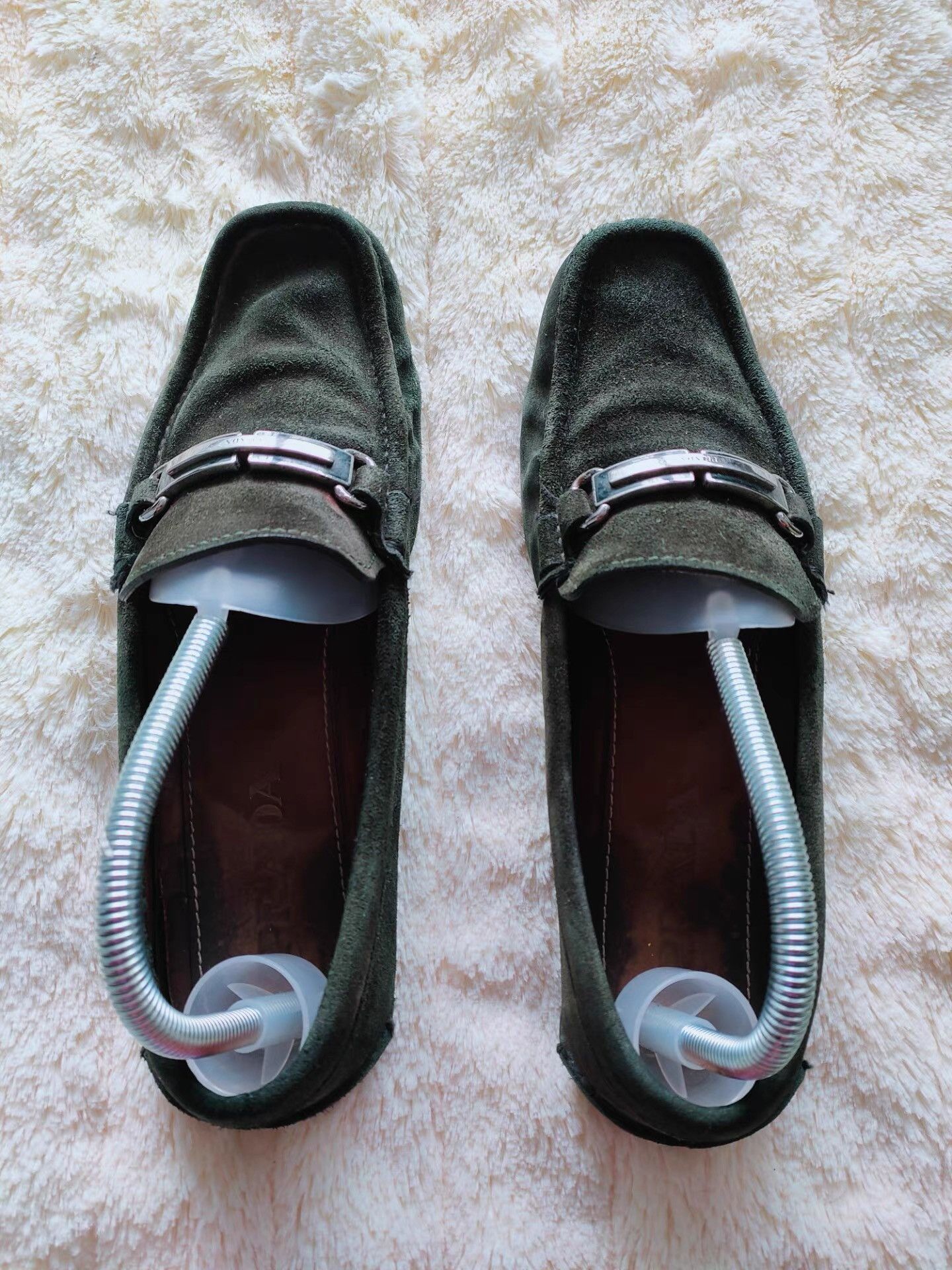 Prada PRADA Men's Authentic Suede Leather Dress Shoes K29 Size US 8 / EU 41 - 2 Thumbnail
