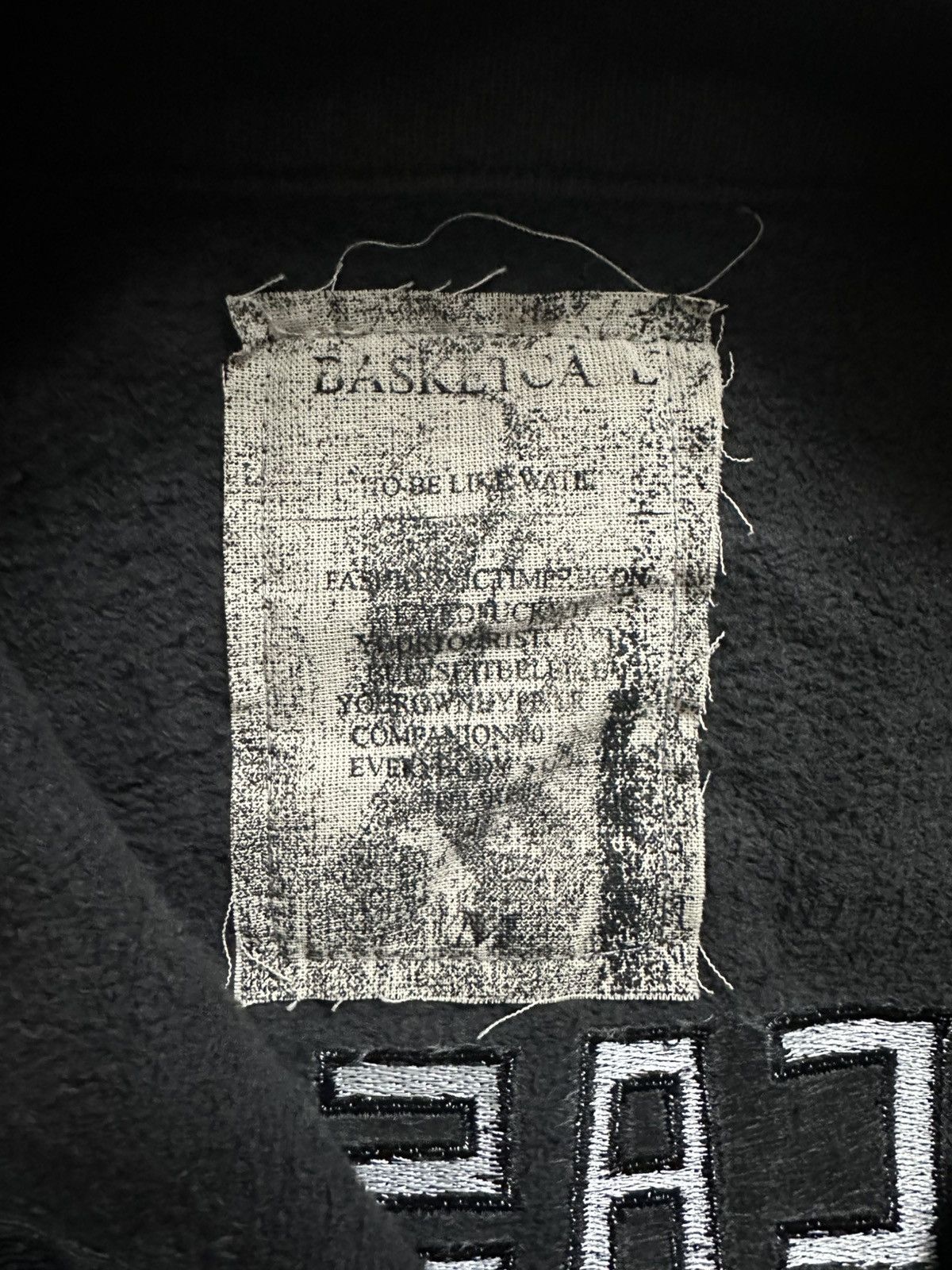 basketcase gallery Basketcase Gallery Spellout Quarter Zip in Black Size US M / EU 48-50 / 2 - 4 Thumbnail
