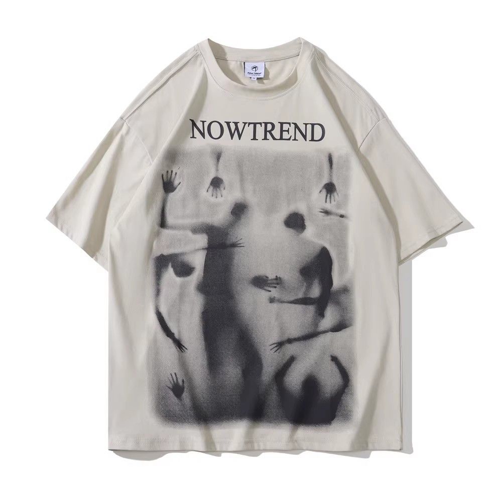 Designer × Japanese Brand Devil ghost print trendy round neck tee Size US M / EU 48-50 / 2 - 1 Thumbnail