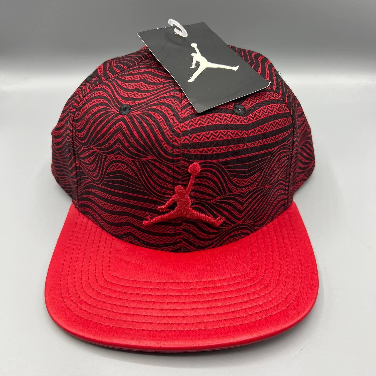 Jordan Brand Air Jordan Hat Men Wave Pattern Embroidered Snap Back Cap Size ONE SIZE - 1 Thumbnail
