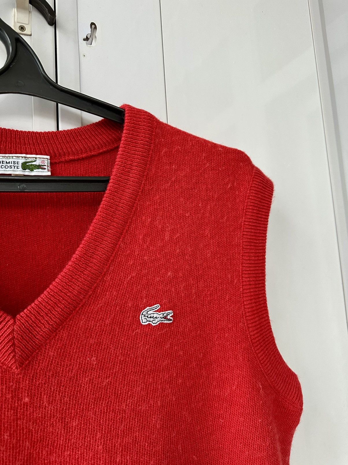 Lacoste Made in France Chemise Lacoste Vest Logo Orange Fit Size US M / EU 48-50 / 2 - 7 Thumbnail