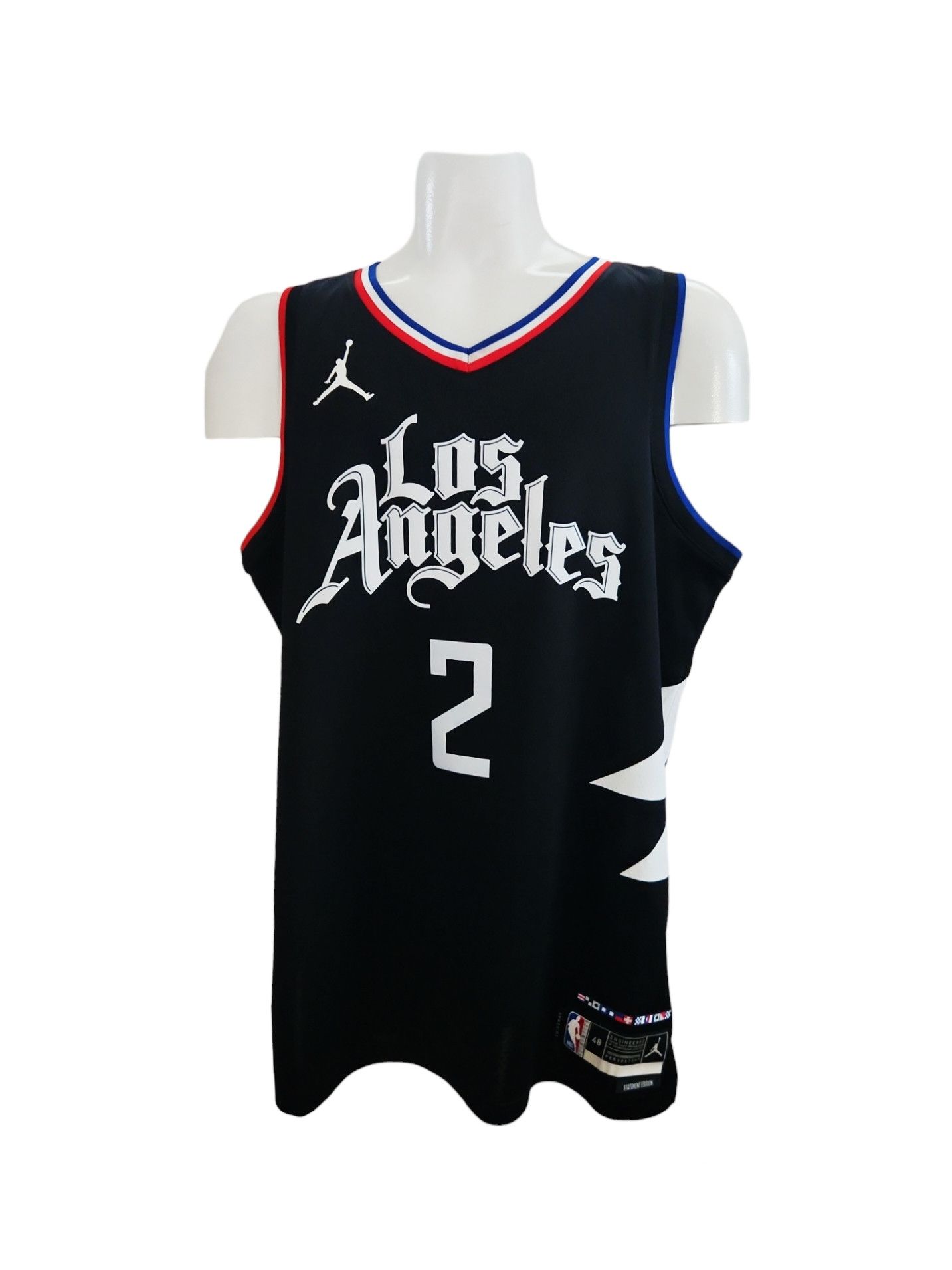 Nike Mens XL Black NBA Los Angeles Clippers outlet Leonard #2 Jersey