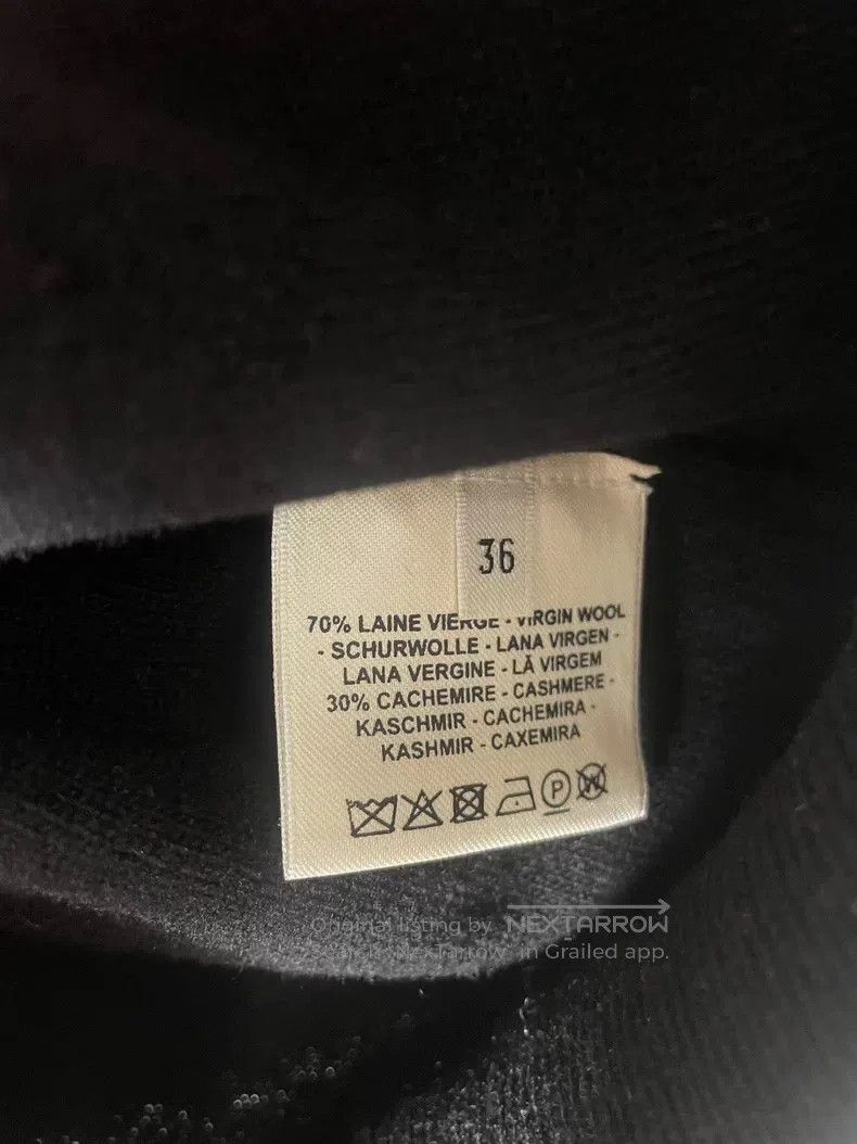 Hermes Hermes Black textured wool crewneck Size XS / US 0-2 / IT 36-38 - 3 Thumbnail