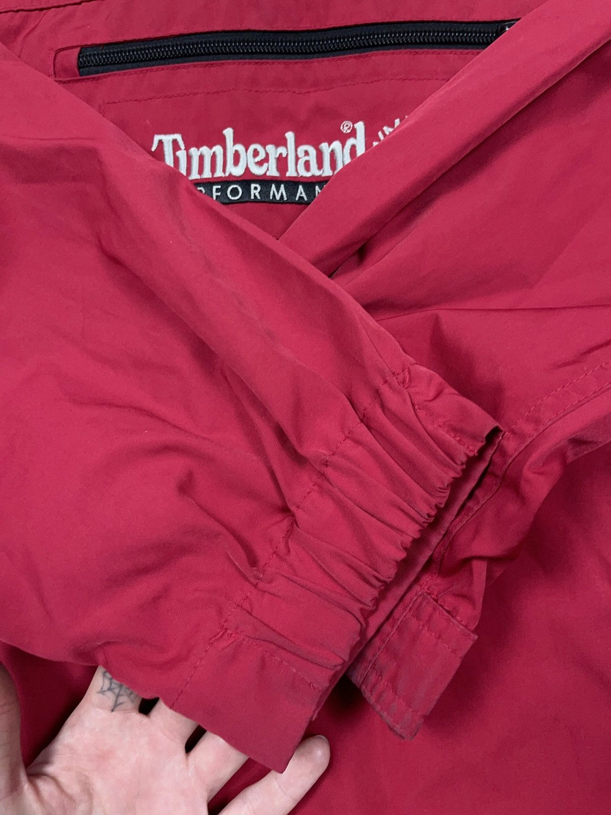Timberland × Vintage ➕ vintage 90s timberland anorak jacket ninja zip cargo Size US L / EU 52-54 / 3 - 5 Thumbnail
