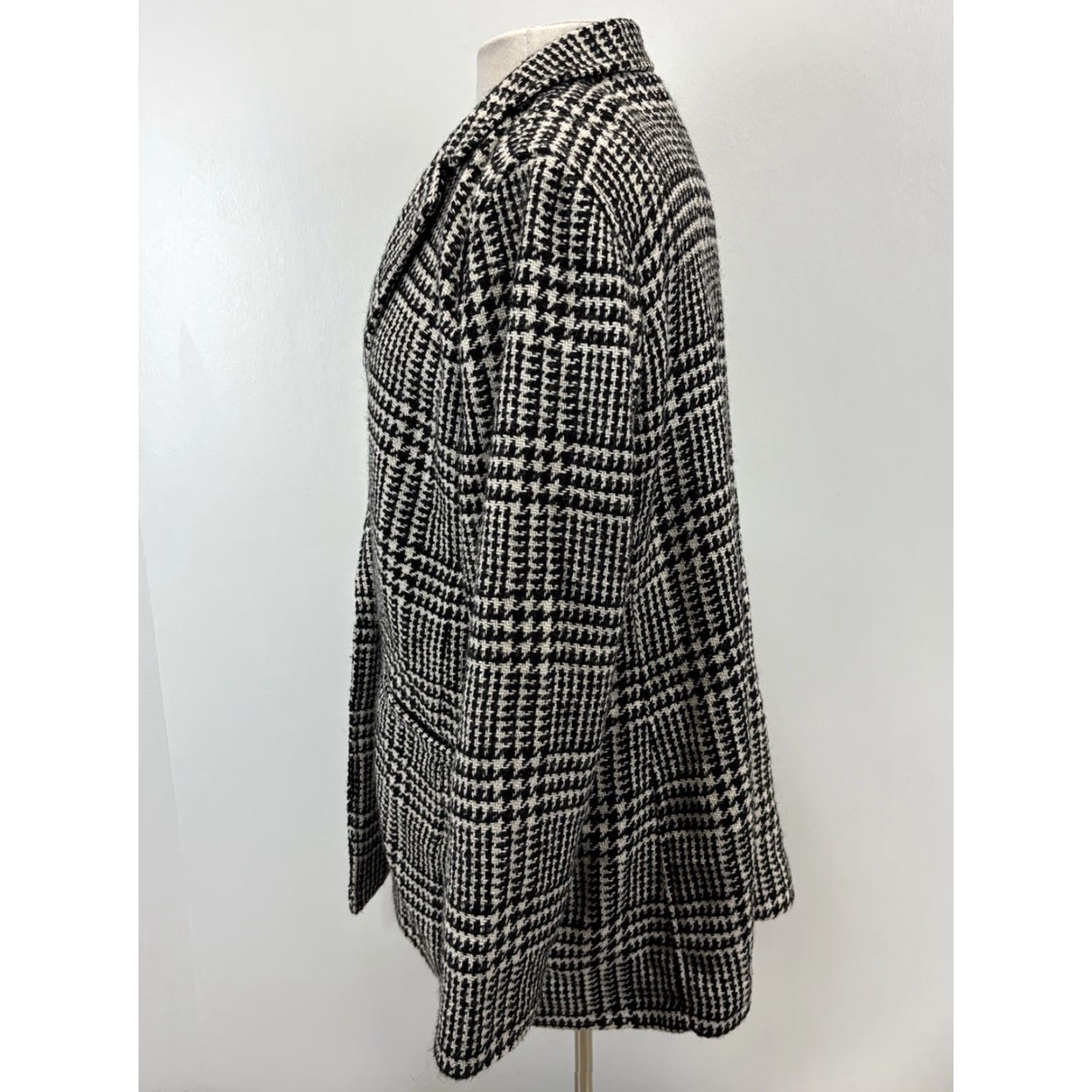 Talbots Talbots Wool Houndstooth Blazer Jacket sz 16 Plaid Double Breasted Classic Size XXL / US 16-18 / IT 52-54 - 2 Thumbnail