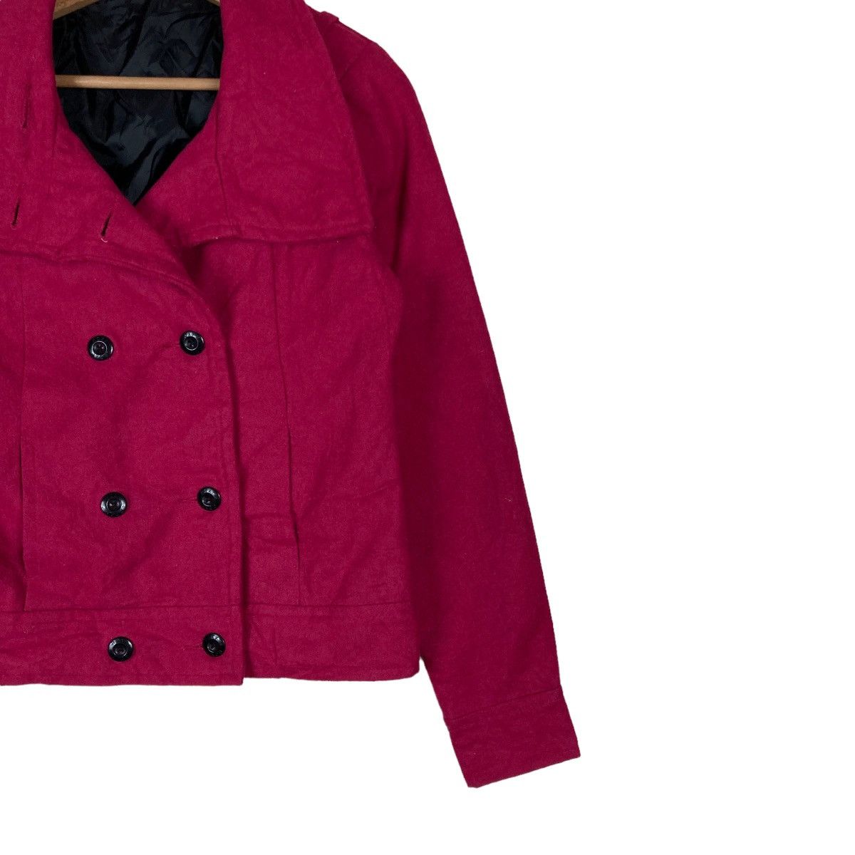 Vintage Vintage Roxy Double Breasted Flat Button Jacket Size M / US 6-8 / IT 42-44 - 4 Thumbnail