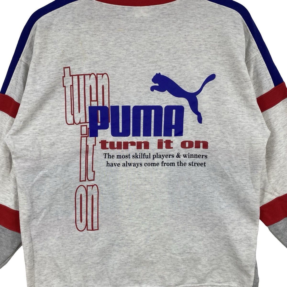 Puma Vintage 90s PUMA Turn It On Sweatshirt Pullover Crewneck Big Size US M / EU 48-50 / 2 - 9 Thumbnail