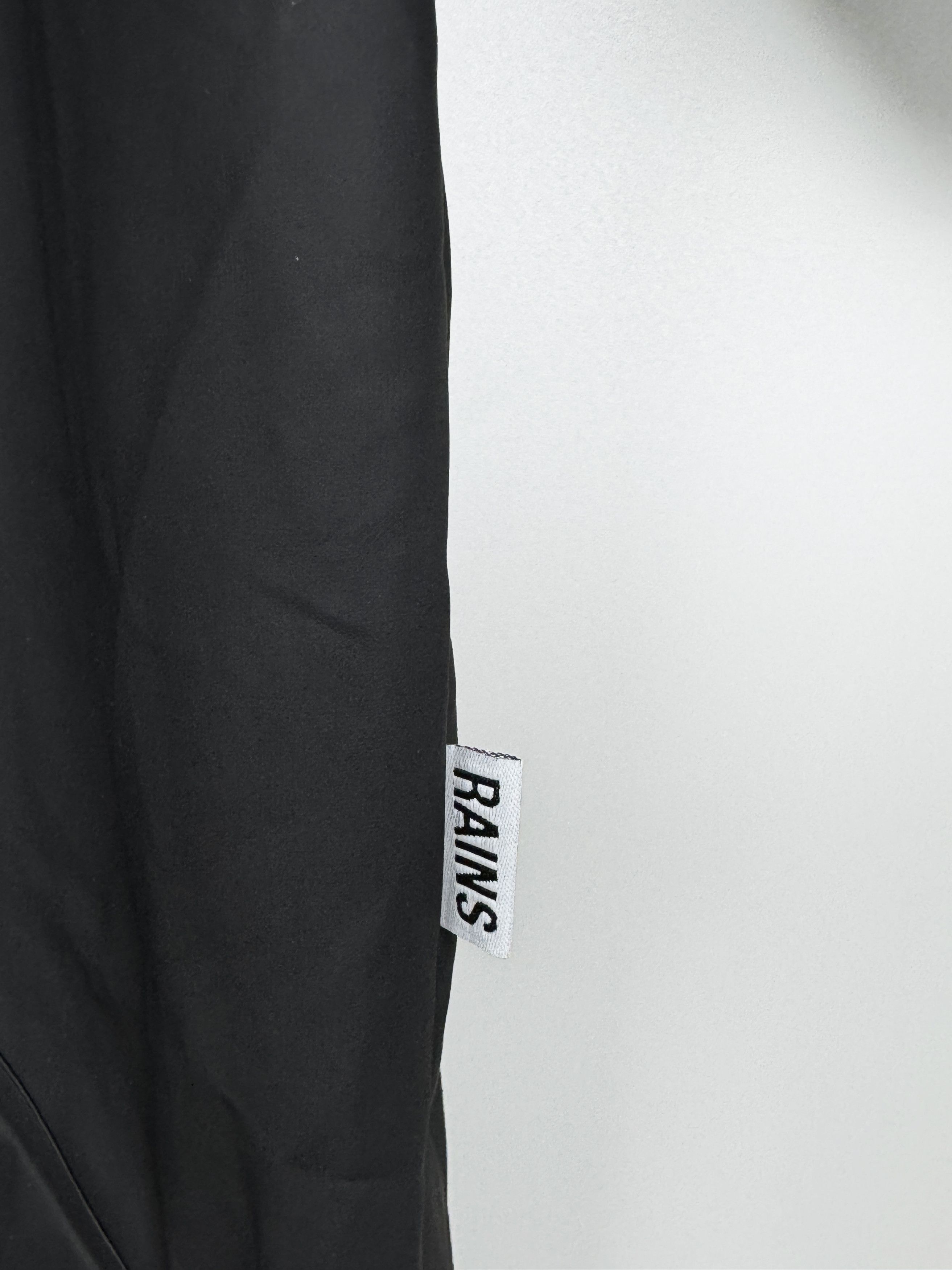 Rains NWT RAINS Phantom Waterproof Fishtail Black Parka Jacket Size US L / EU 52-54 / 3 - 4 Thumbnail