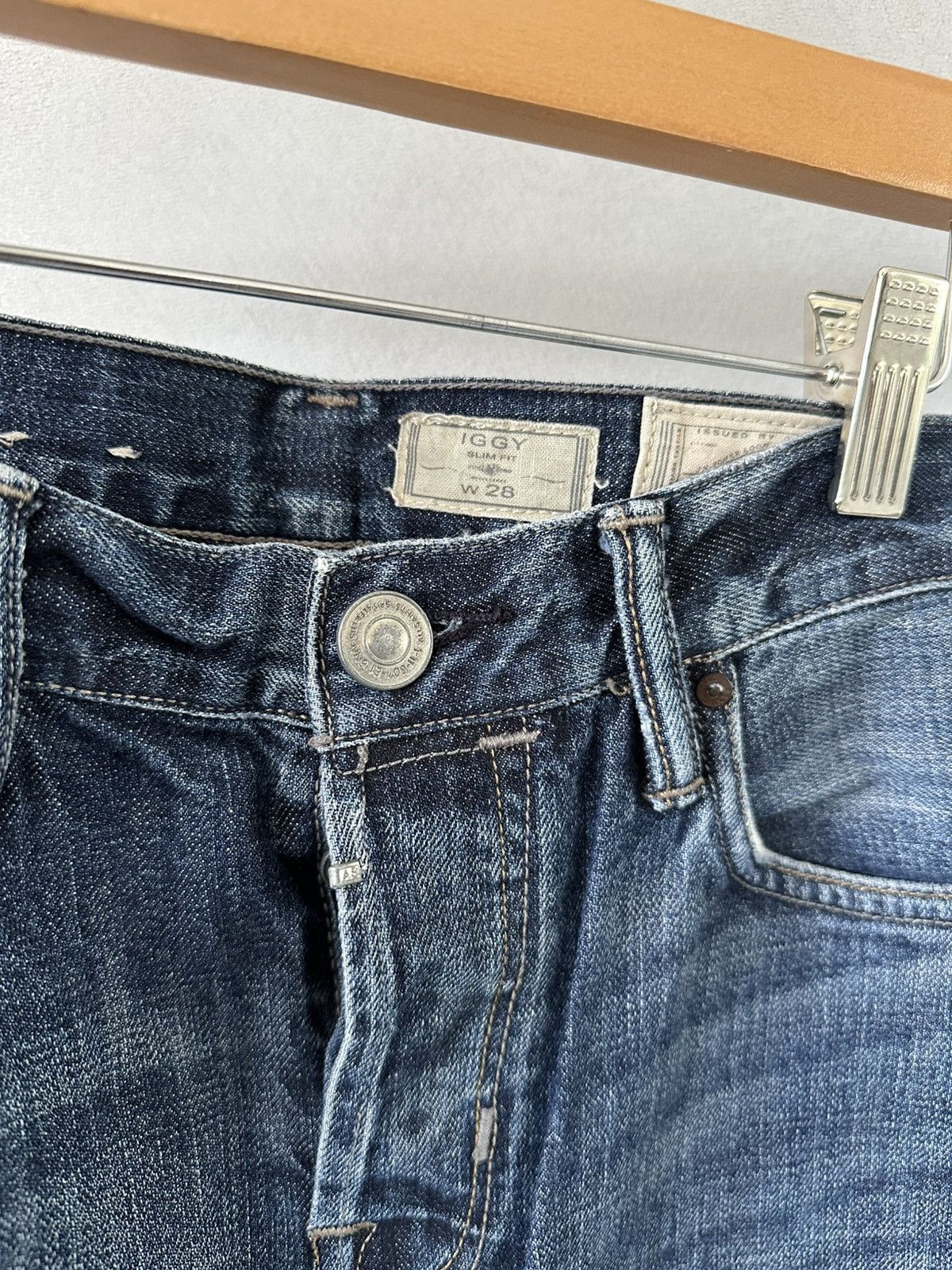 Allsaints All Saints Men’s Iggy Denim, Slim Fit, Size 28x32 Size US 28 / EU 44 - 2 Thumbnail