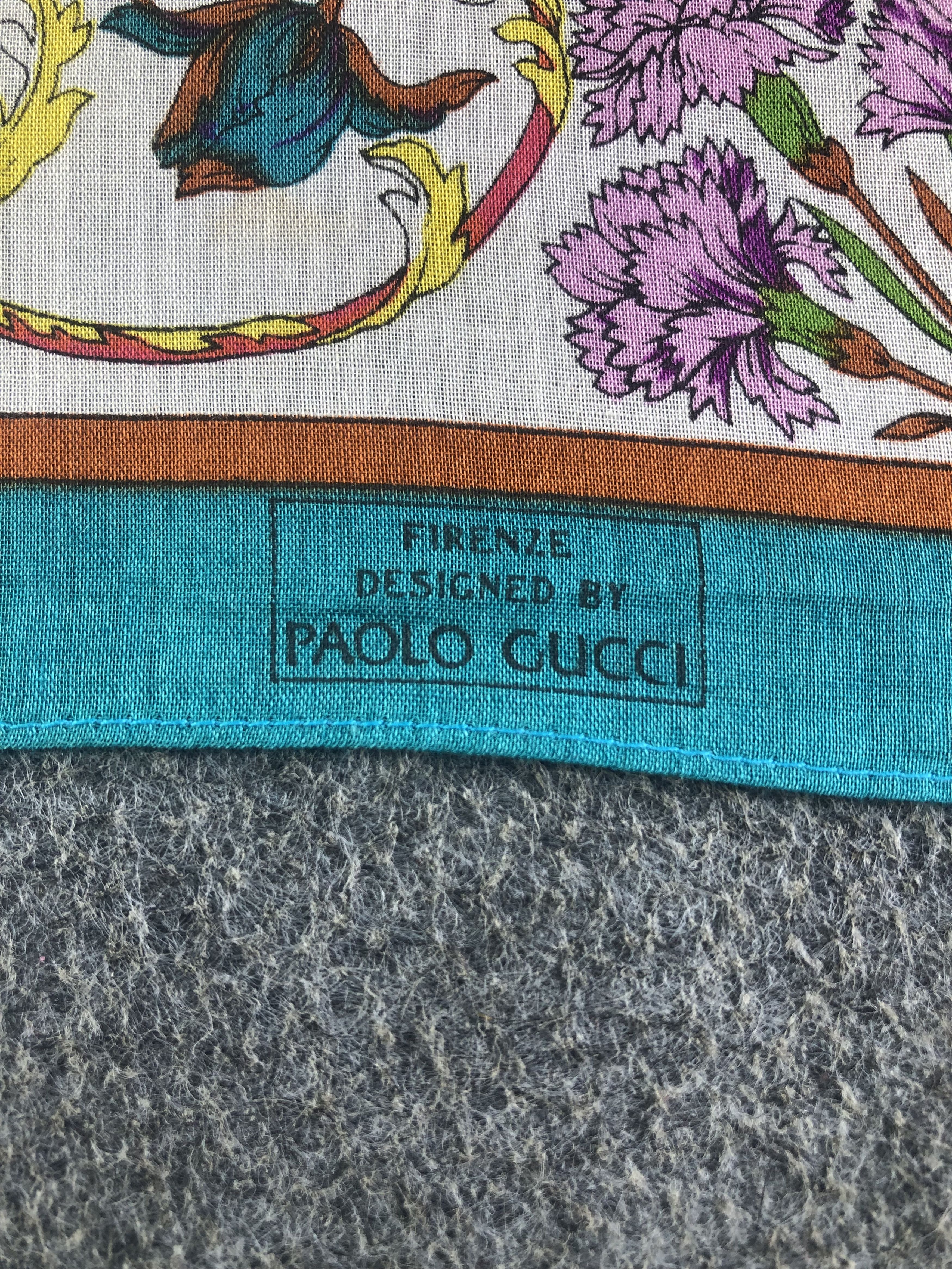 Paolo Gucci Paolo Gucci Handkerchief / Bandana / Neckerchief C442 Size ONE SIZE - 5 Thumbnail