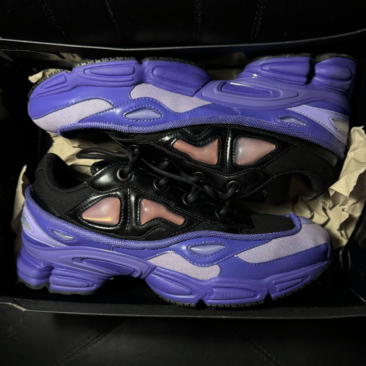 Adidas × Raf Simons 11us Adidas Raf Simons Ozweego Purple Sneakers Size US 11 / EU 44 - 9 Thumbnail